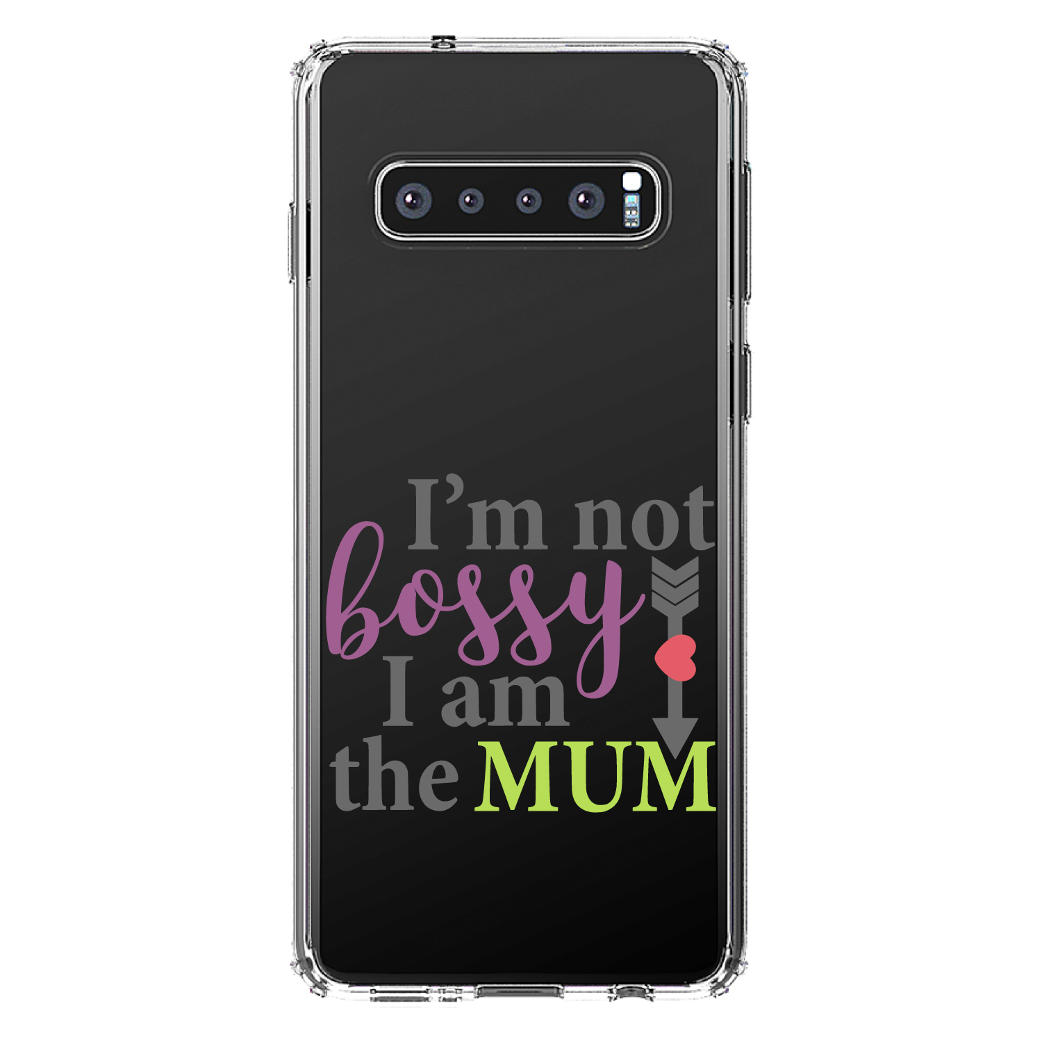 Funda transparente para Galaxy S (elige modelo) I'm Not Bossy I Am The Mum - Imagen 8 de 12
