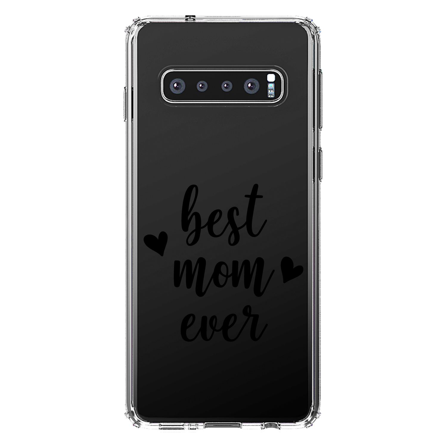 Clear Case for Galaxy S (Pick Model) best mom ever lowercase hearts - Picture 8 of 12