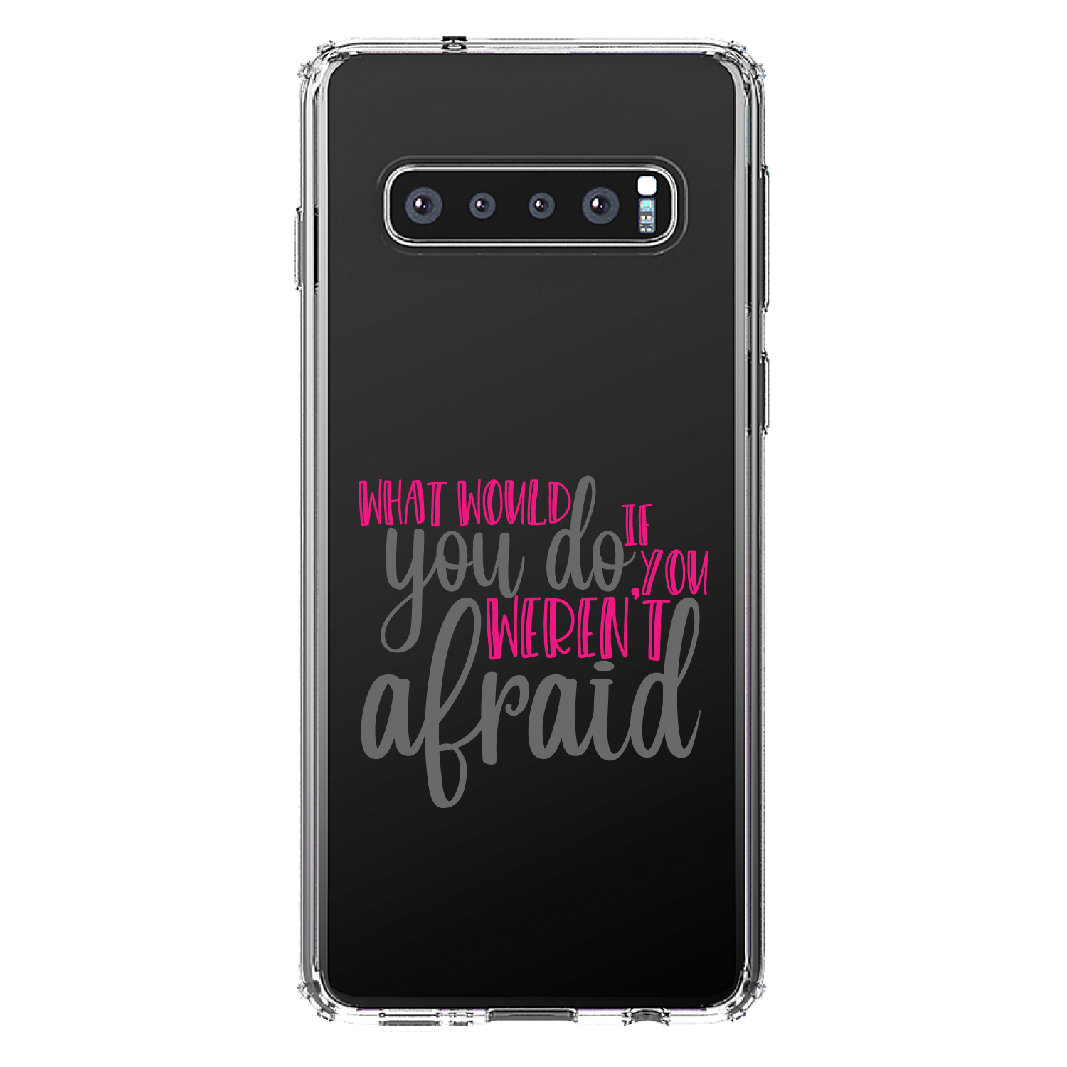 Clear Case for Galaxy S (Pick Model) What Would You Do If You Weren't Afraid - Picture 8 of 12
