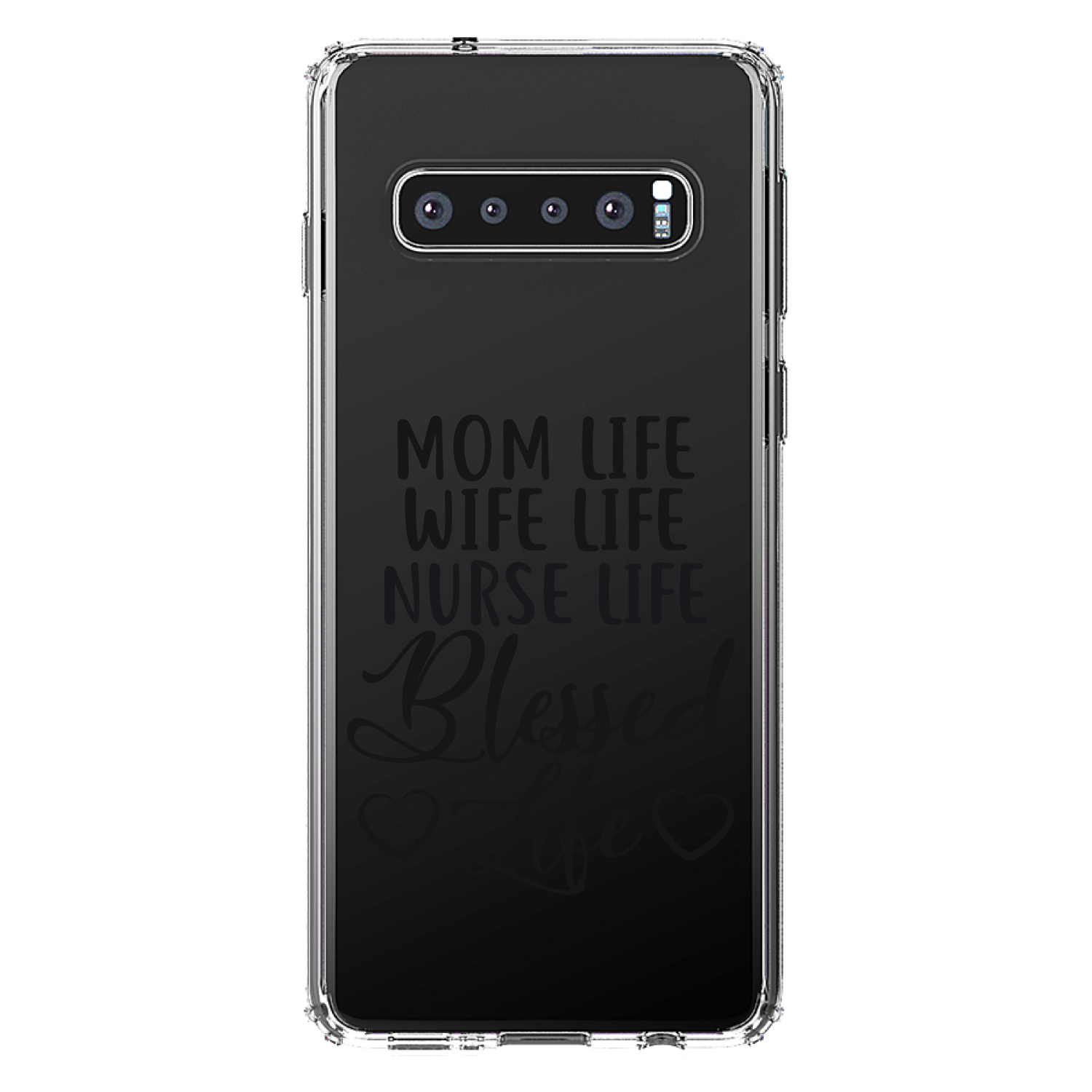 Clear Case for Galaxy S (Pick Model) Mom Life Wife Life Nurse Life Blessed - Picture 8 of 12