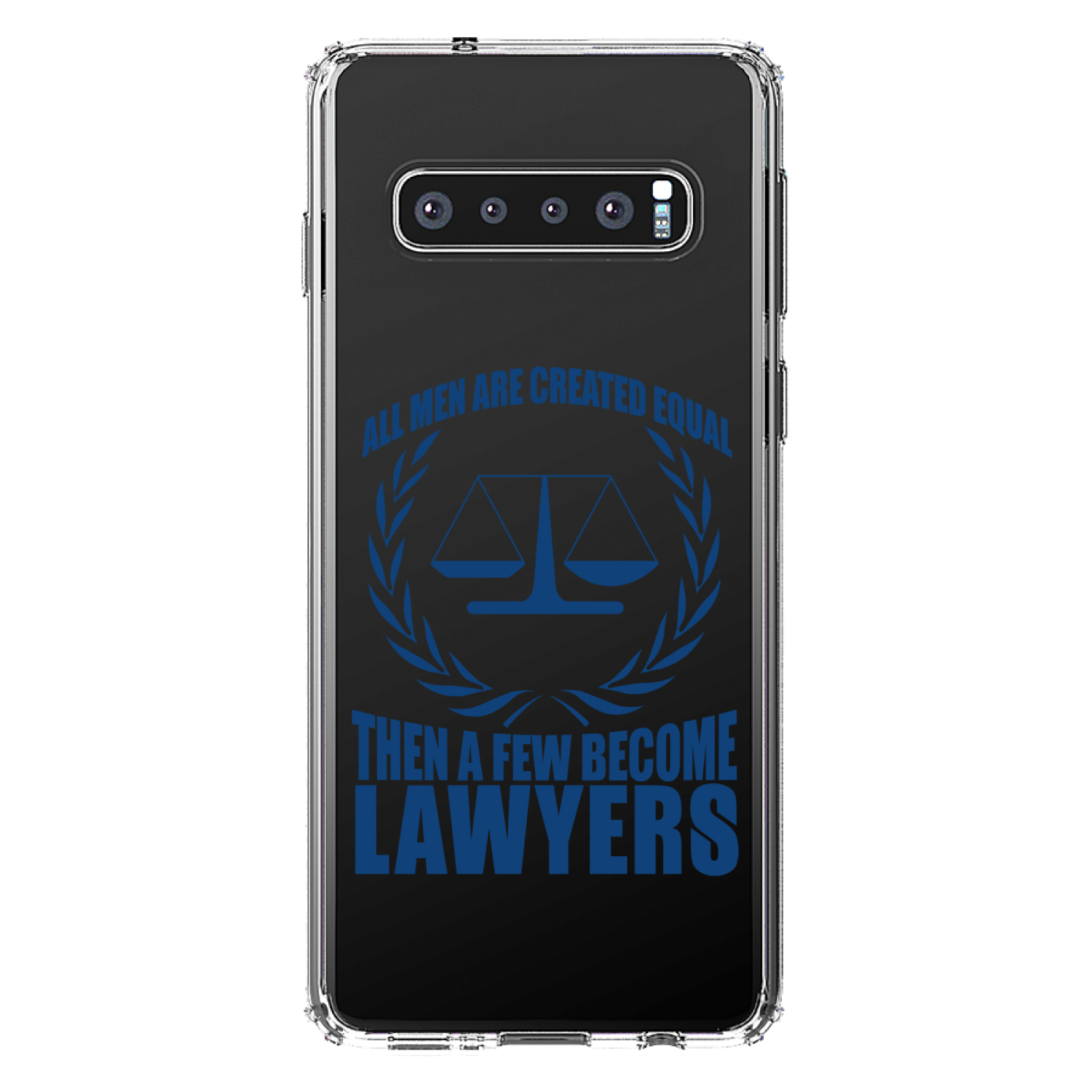 Clear Case for Galaxy S (Pick Model) All Men Created Equal A Few Become Lawyers - Picture 8 of 12