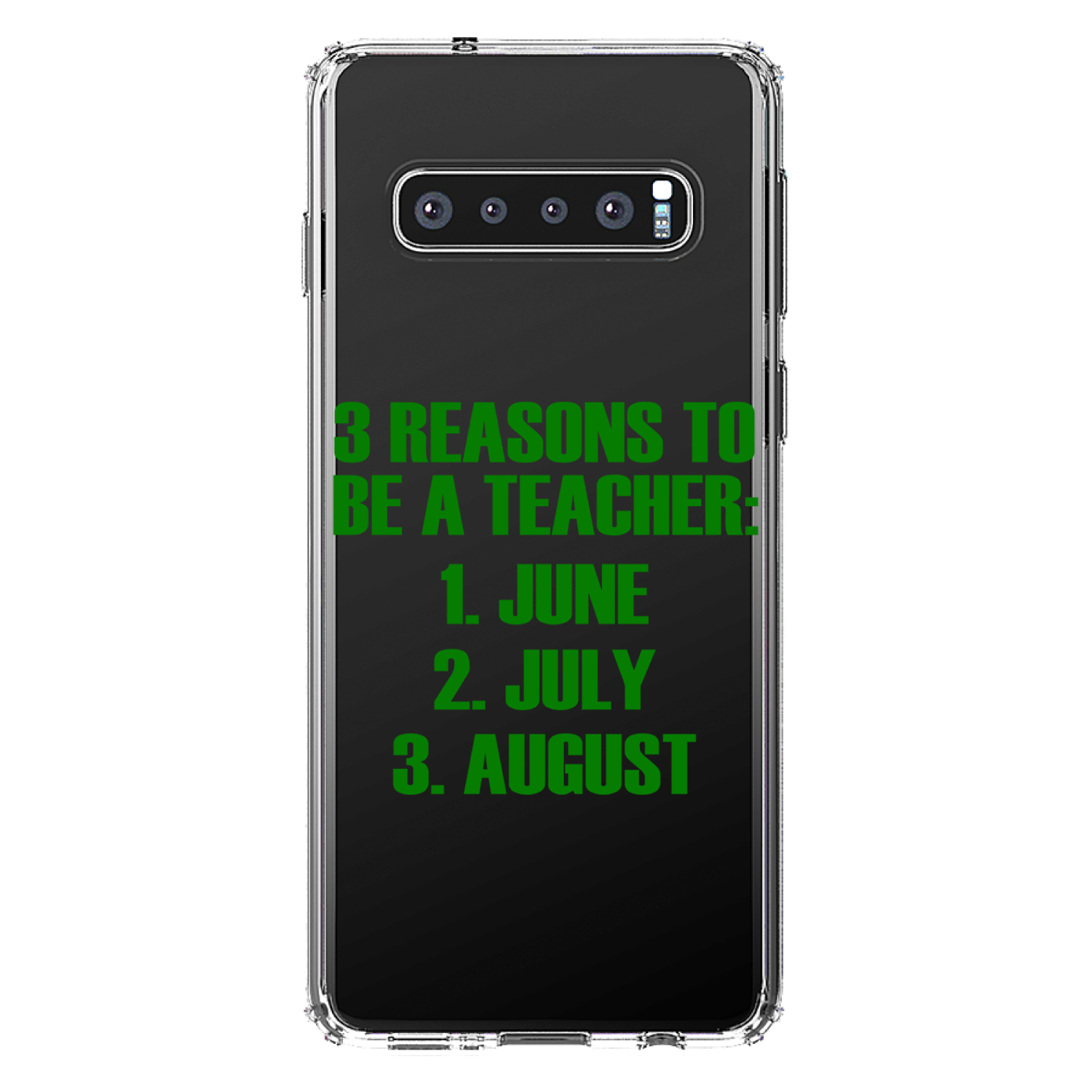 Funda Transparente para Galaxy S (Elige Modelo) Razones para Ser Profesor Junio Julio Agosto - Imagen 8 de 12