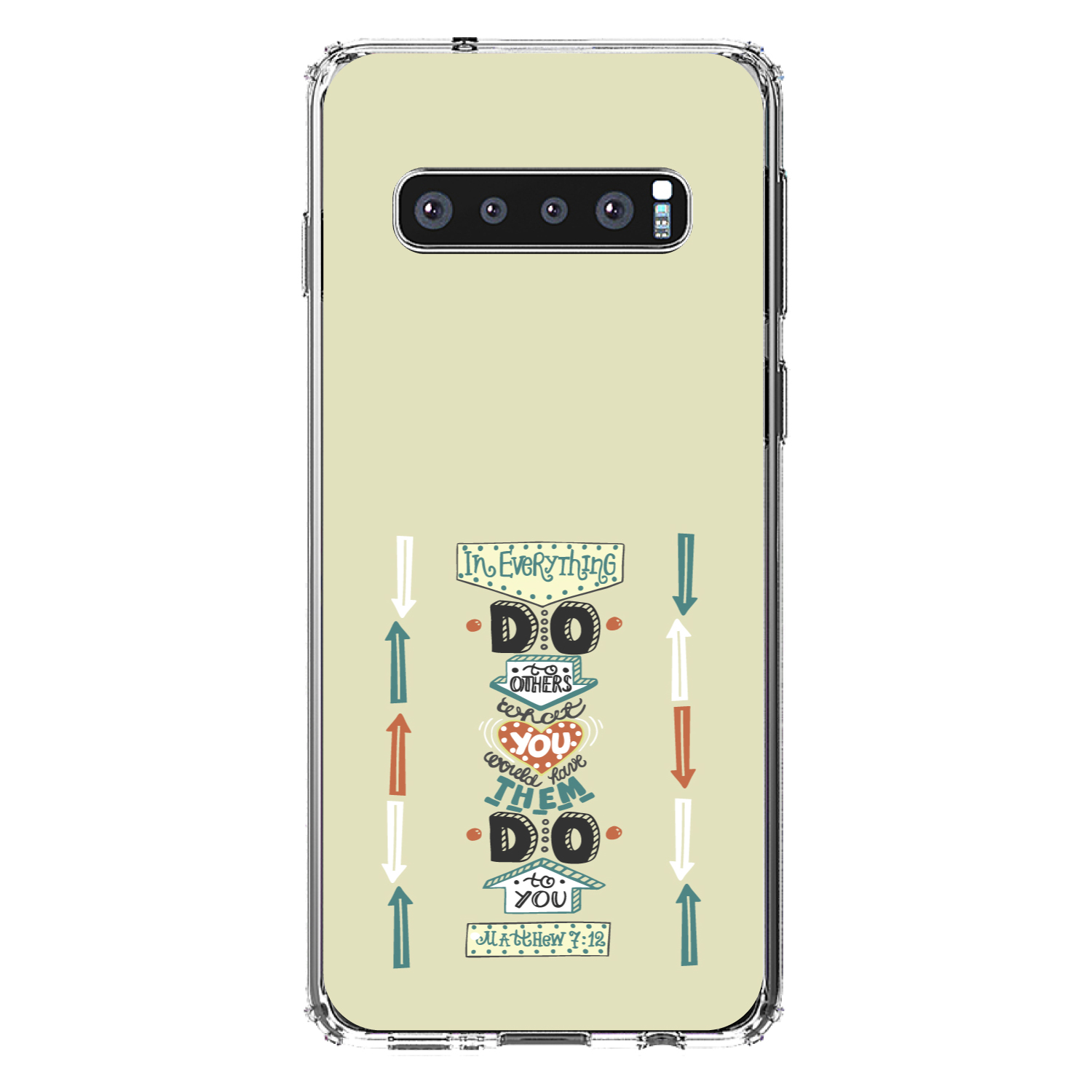 Clear Case for Galaxy S (Pick Model) Matthew 7:16 Do Unto Others - Picture 8 of 12