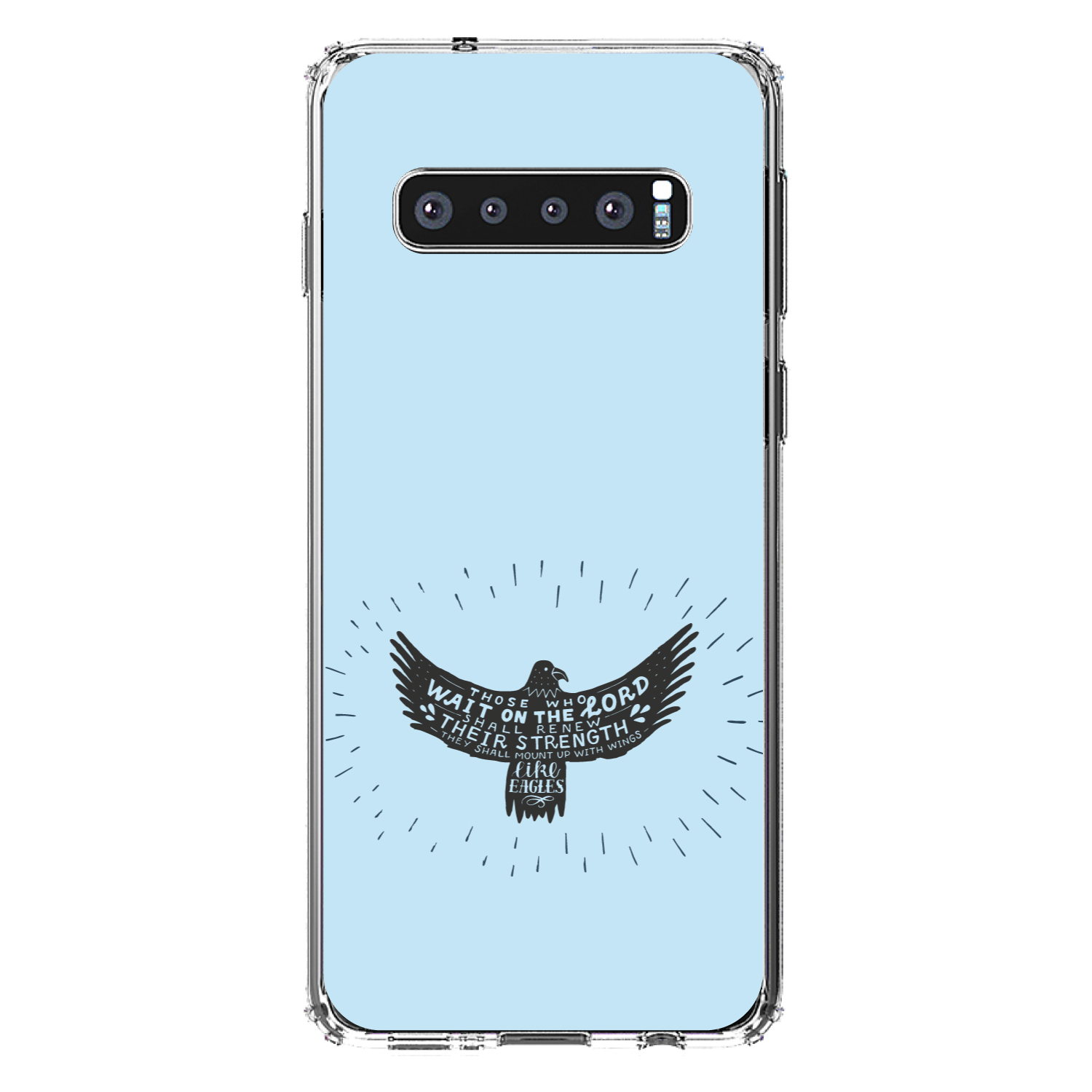 Clear Case for Galaxy S (Pick Model) MountUp with Wings Like Eagles - Bild 8 von 12