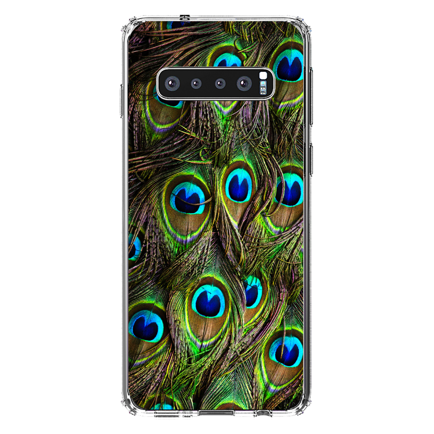 Funda Transparente para Galaxy S (Elige Modelo) Plumas Pavo Real - Imagen 8 de 12