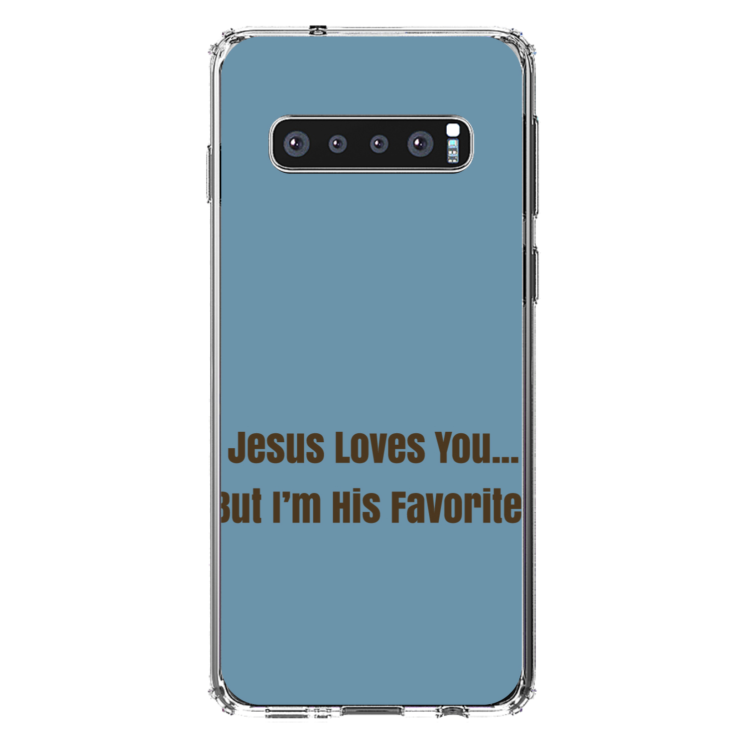 Clear Case for Galaxy S (Pick Model) Jesus Loves You But I'm Favorite - Picture 8 of 12