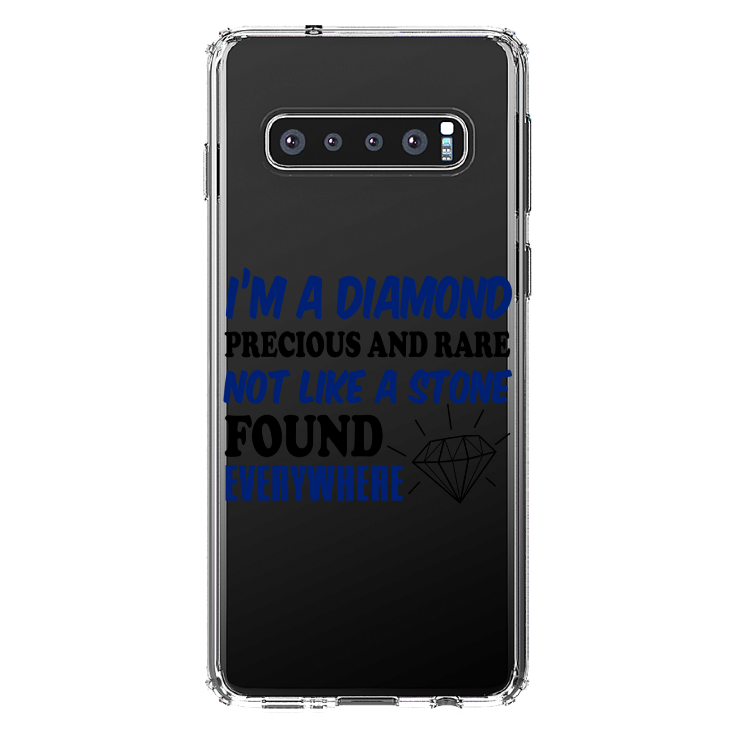 Estuche transparente para Galaxy S (elige modelo) I'm a Diamond precioso raro no en todas partes - Imagen 8 de 12