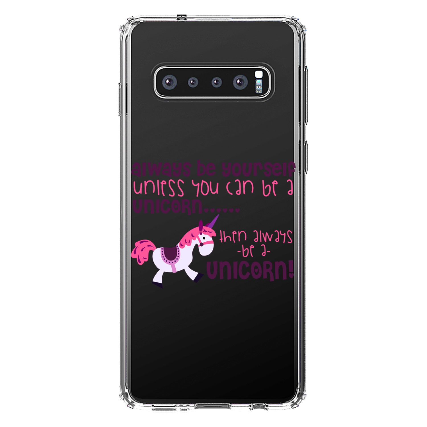 Funda Transparente para Galaxy S (Elige Modelo) Siempre Tú A menos que puedas Unicornio - Imagen 8 de 12