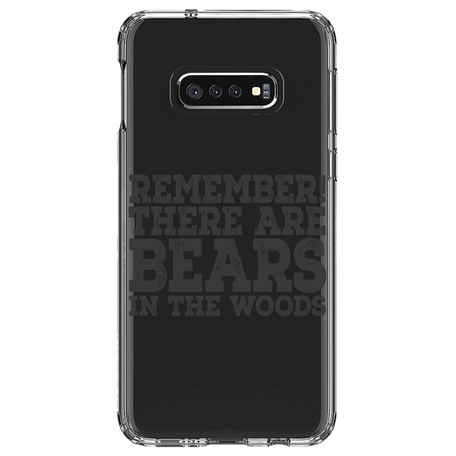 Clear Case for Galaxy S (Pick Model) Remember There Are Bears in the Woods - Picture 10 of 12