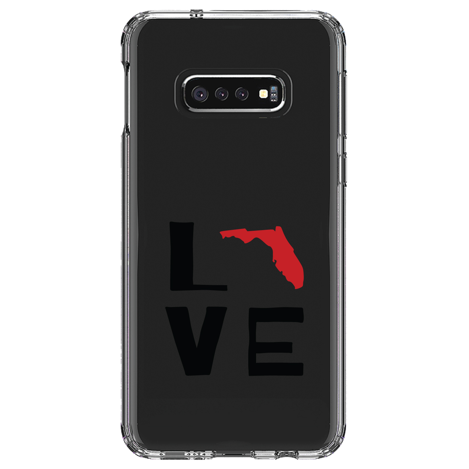 Funda Transparente para Galaxy S (Elige Modelo) Florida Love Negra y Roja - Imagen 10 de 12