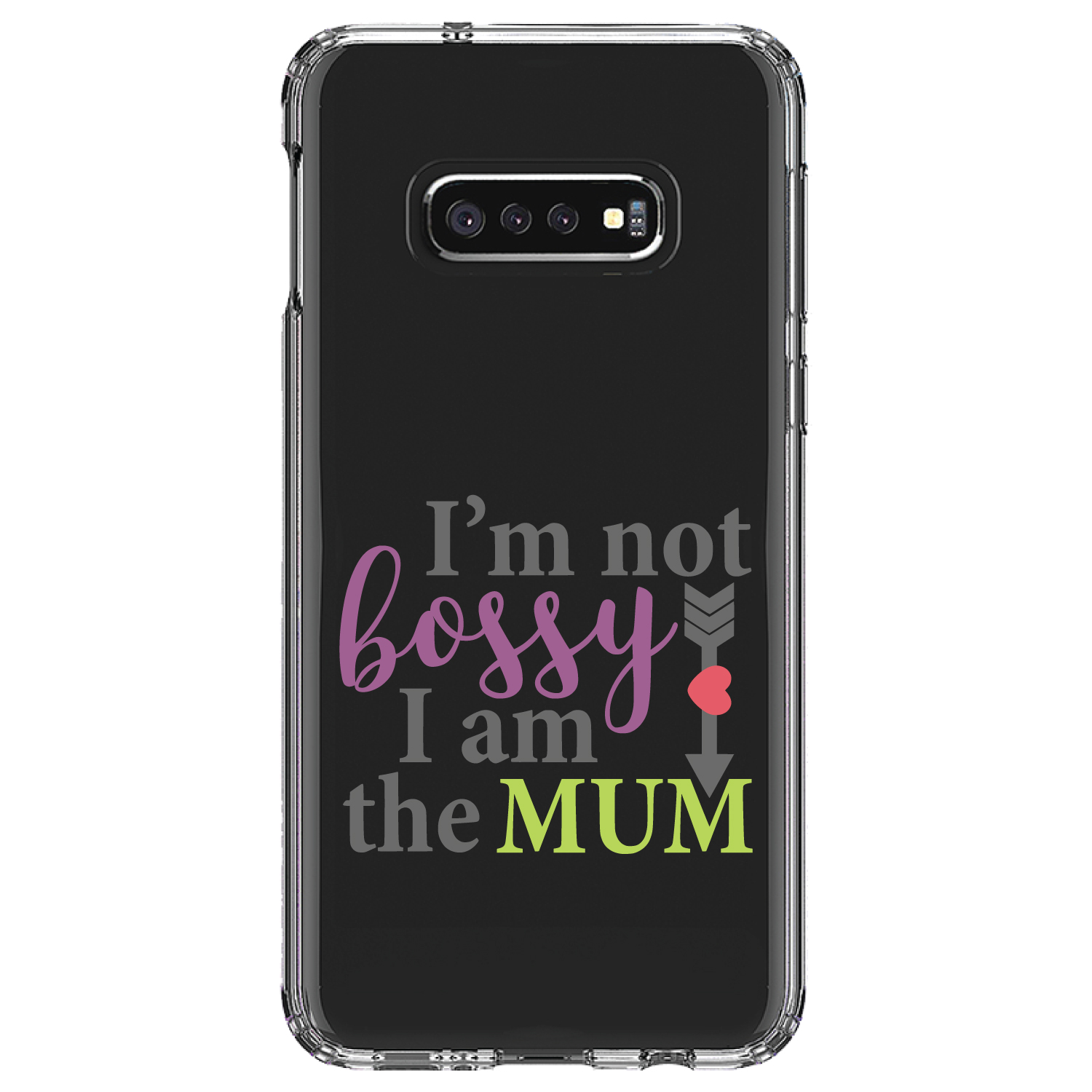 Funda transparente para Galaxy S (elige modelo) I'm Not Bossy I Am The Mum - Imagen 10 de 12
