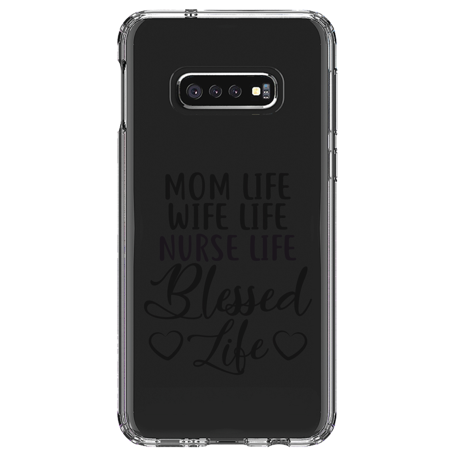 Clear Case for Galaxy S (Pick Model) Mom Life Wife Life Nurse Life Blessed - Picture 10 of 12