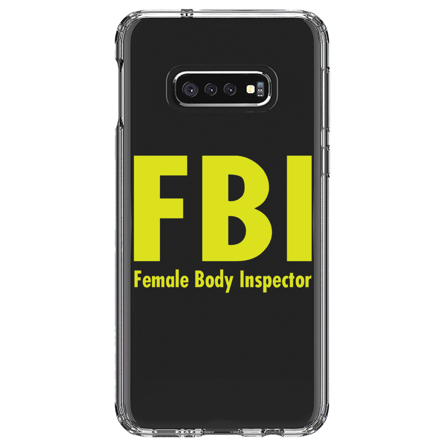 Clear Case for Galaxy S Pick Model FBI Female Body Inspector eBay