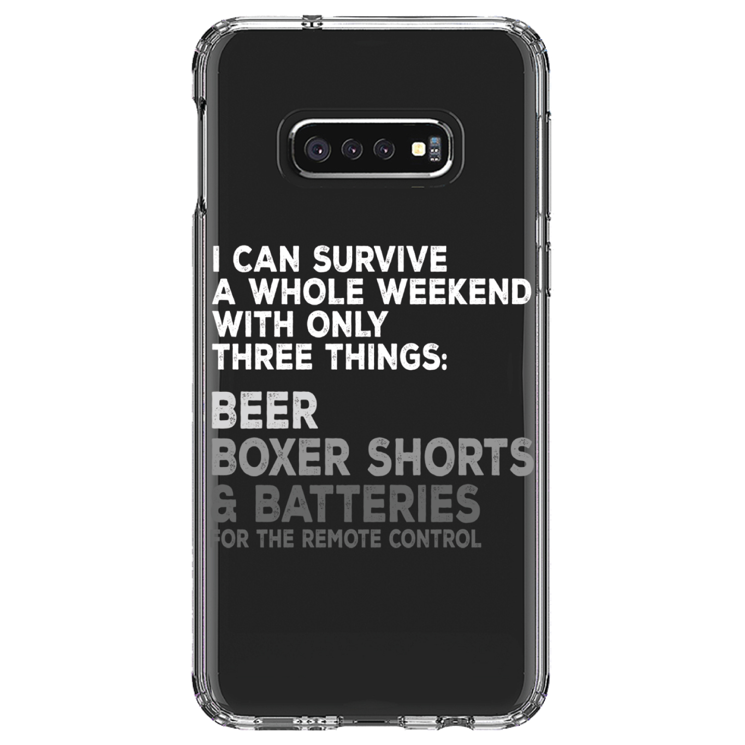 Clear Case für Galaxy S (Modell auswählen) kann nur mit Bierboxern Batterien überleben - Bild 10 von 12