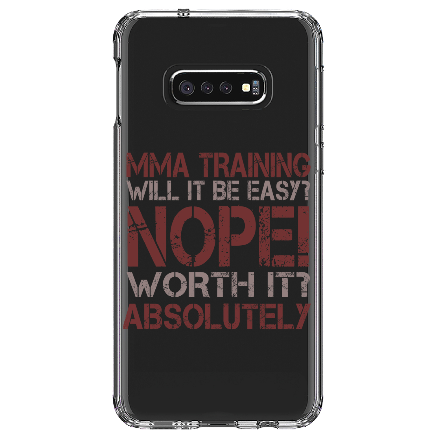 Funda transparente para Galaxy S (elige modelo) MMA entrenamiento fácil? Nope! Vale la pena! - Imagen 10 de 12