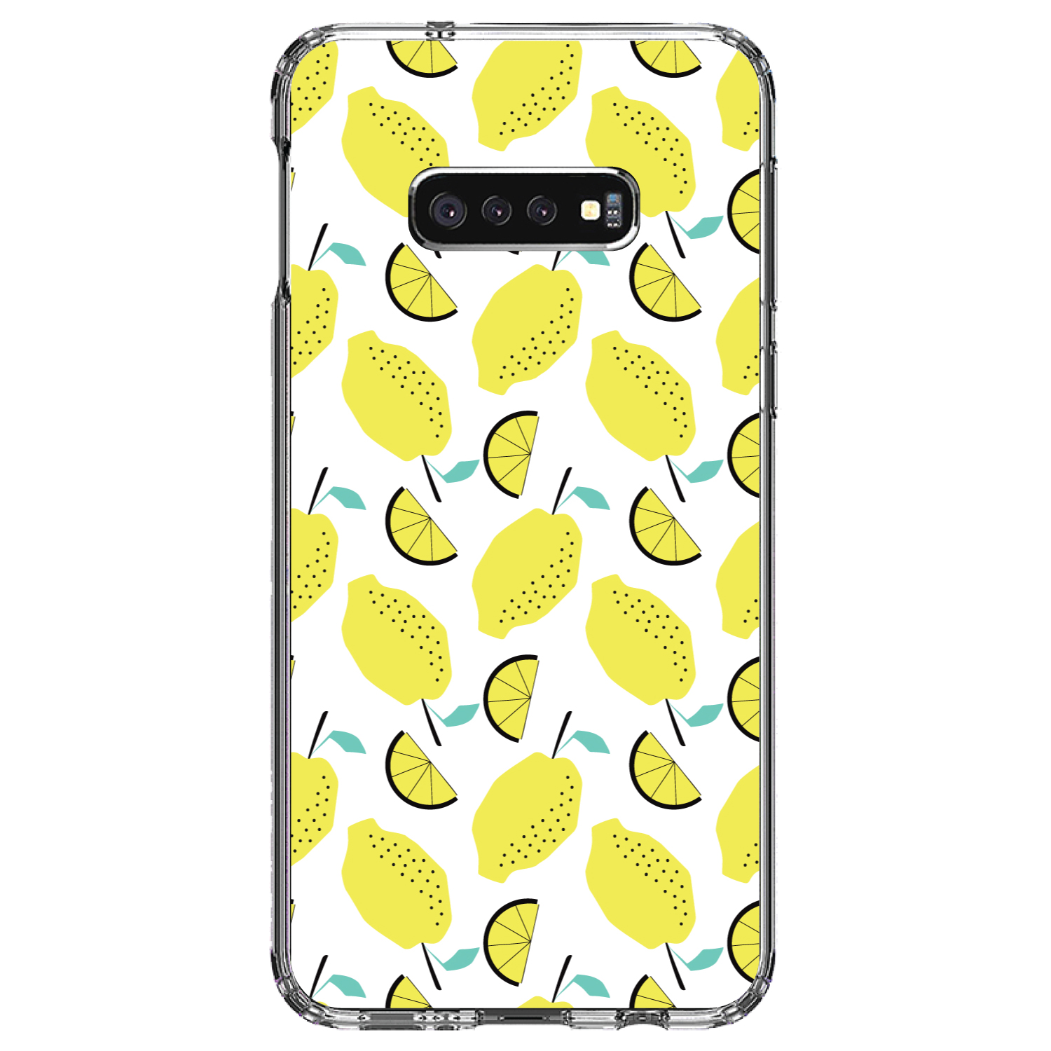 Clear Case for Galaxy S (Pick Model) Lemon Pattern Lemonade - Picture 10 of 12