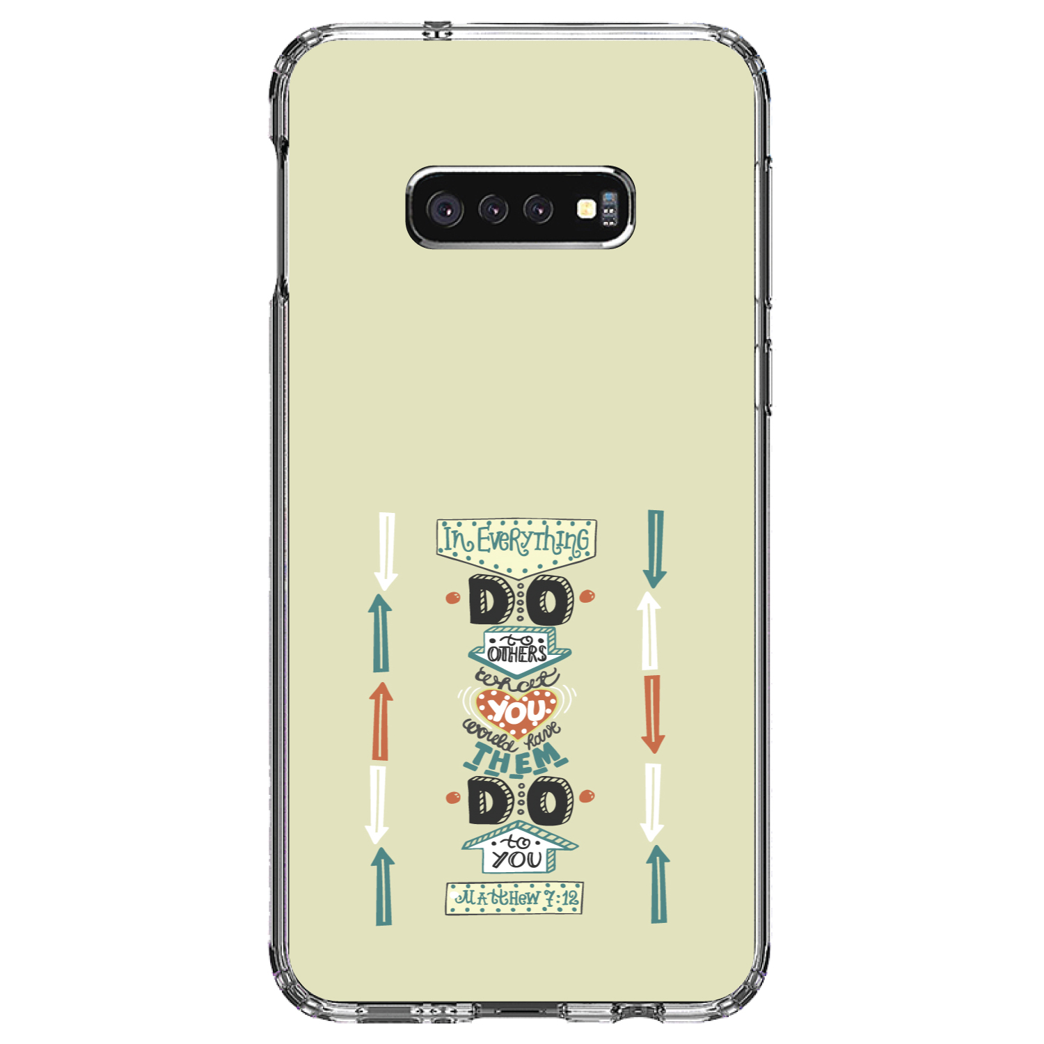 Clear Case for Galaxy S (Pick Model) Matthew 7:16 Do Unto Others - Picture 10 of 12