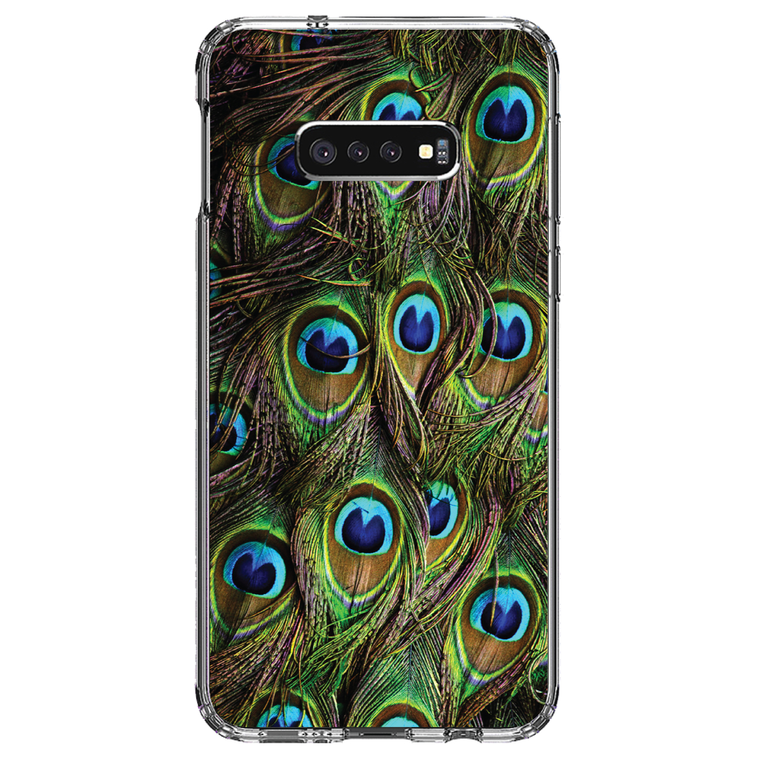 Funda Transparente para Galaxy S (Elige Modelo) Plumas Pavo Real - Imagen 10 de 12