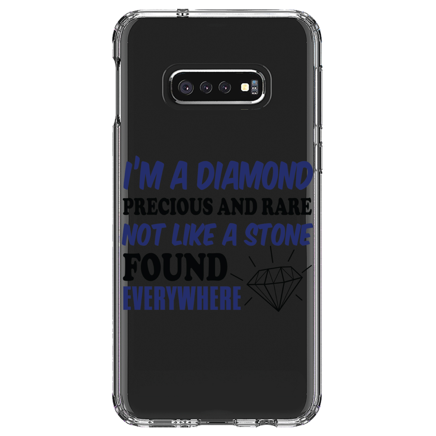 Estuche transparente para Galaxy S (elige modelo) I'm a Diamond precioso raro no en todas partes - Imagen 10 de 12