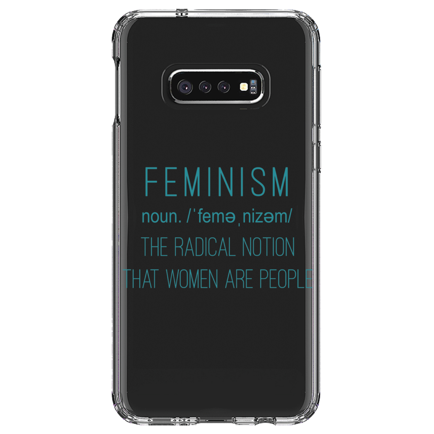 Clear Case for Galaxy S (Pick Model) Feminism Definition Women Are People - Picture 10 of 12