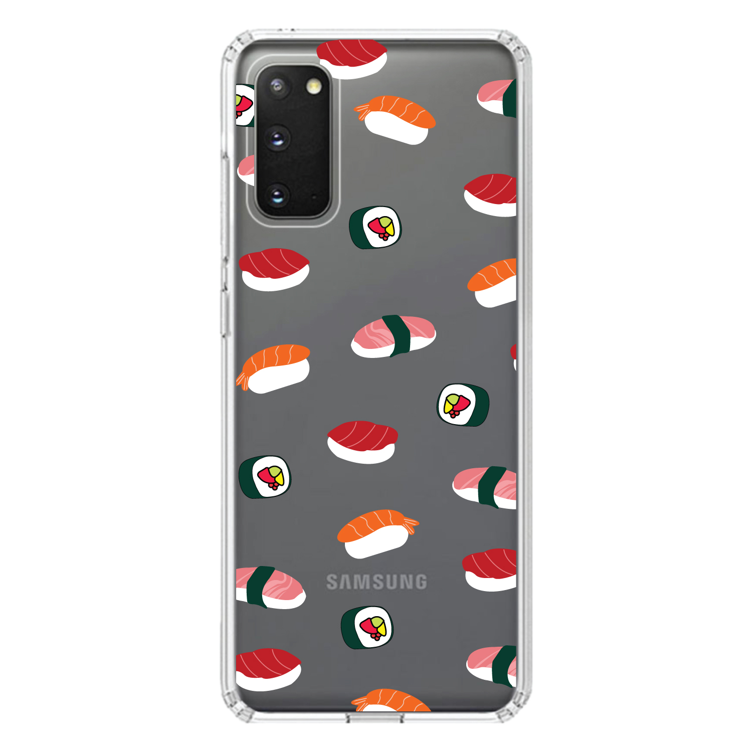Clear Case for Galaxy S (Pick Model) Cartoon Sushi - Picture 5 of 12