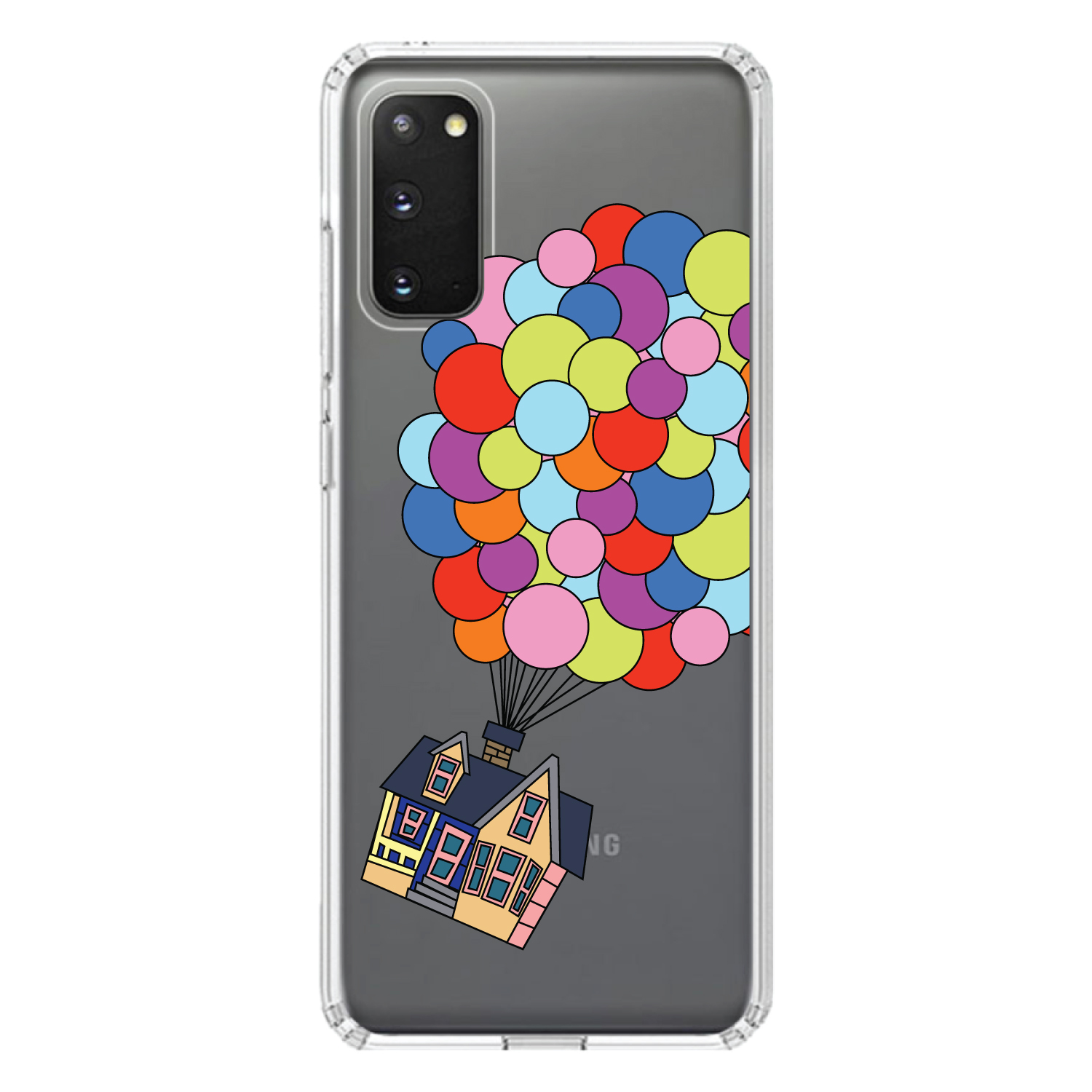 Clear Case for Galaxy S (Pick Model) Balloons Lifting House - Picture 5 of 12