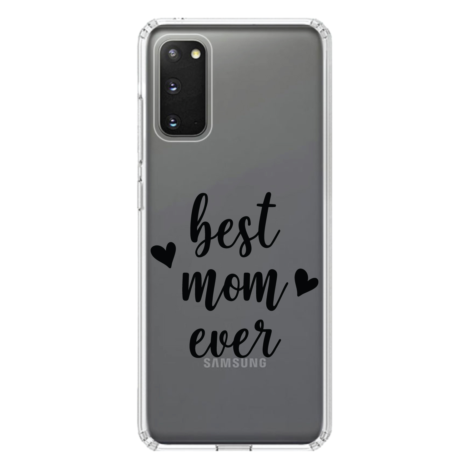 Clear Case for Galaxy S (Pick Model) best mom ever lowercase hearts - Picture 5 of 12