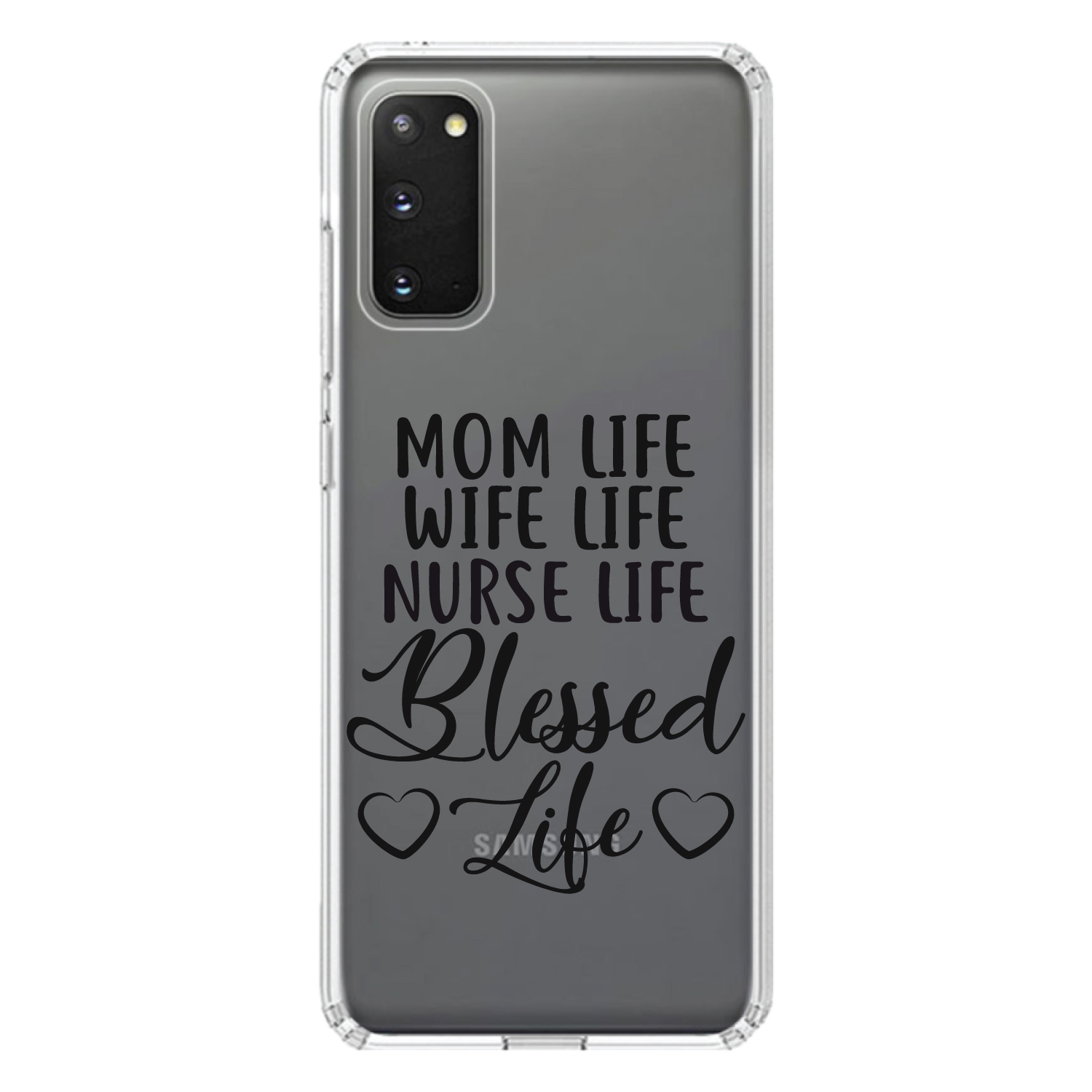 Clear Case for Galaxy S (Pick Model) Mom Life Wife Life Nurse Life Blessed - Picture 5 of 12