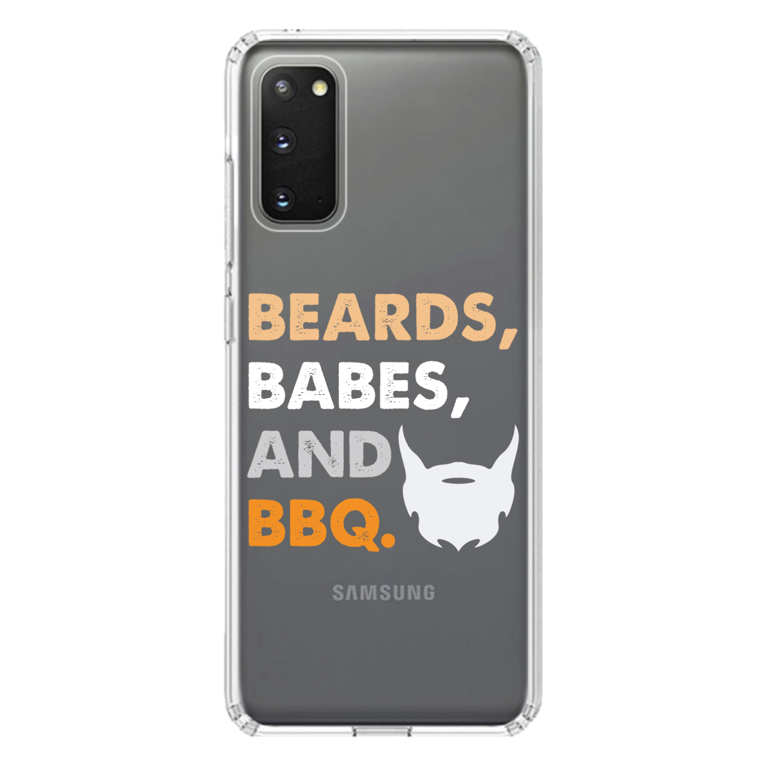 Clear Case for Galaxy S (Pick Model) Beards, Babes And BBQ - Picture 5 of 12