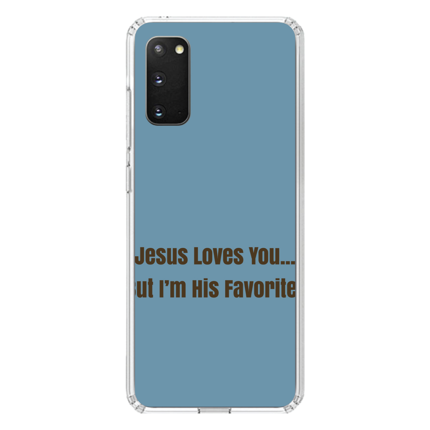 Clear Case for Galaxy S (Pick Model) Jesus Loves You But I'm Favorite - Picture 5 of 12