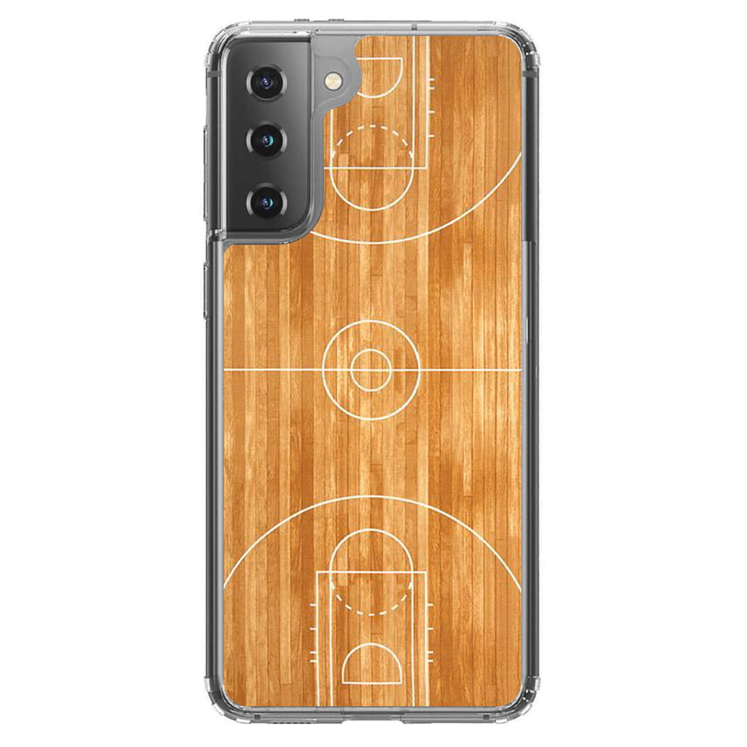 Clear Case for Galaxy S (Pick Model) Basketball Court Layout - Picture 2 of 12