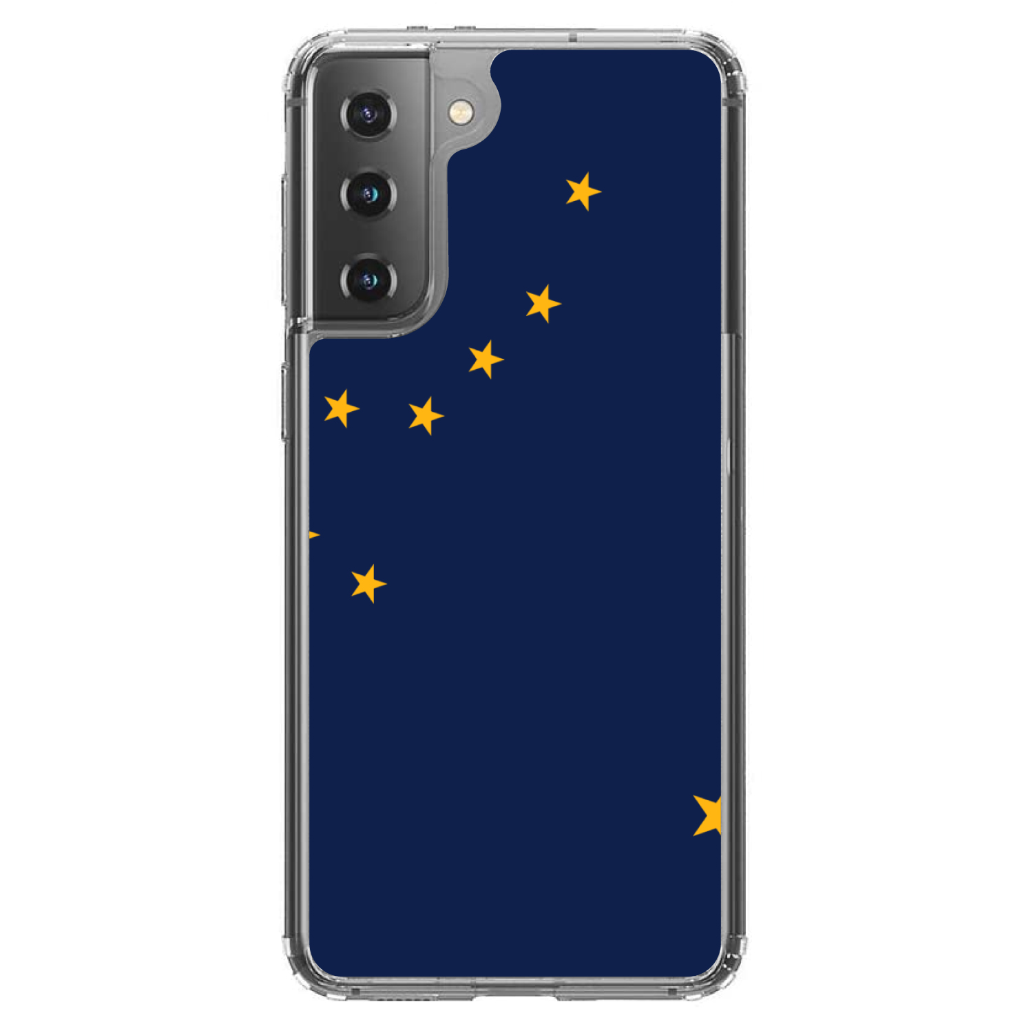 Clear Case for Galaxy S (Pick Model) Alaska State Flag - Picture 2 of 12