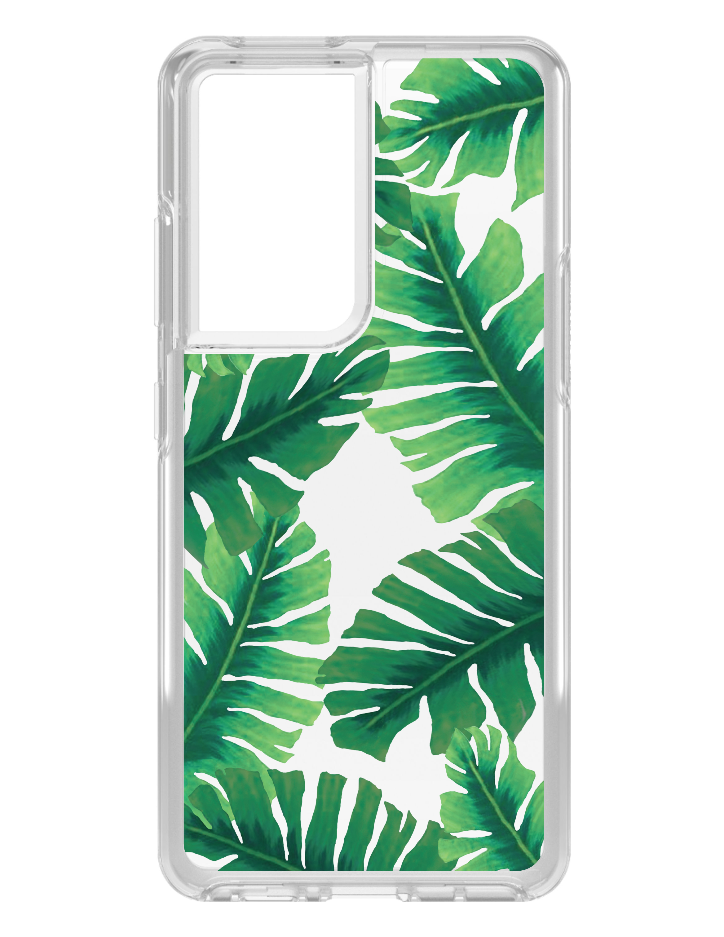 Clear Case for Galaxy S (Pick Model) Tropical Banana Leaves - Picture 4 of 12
