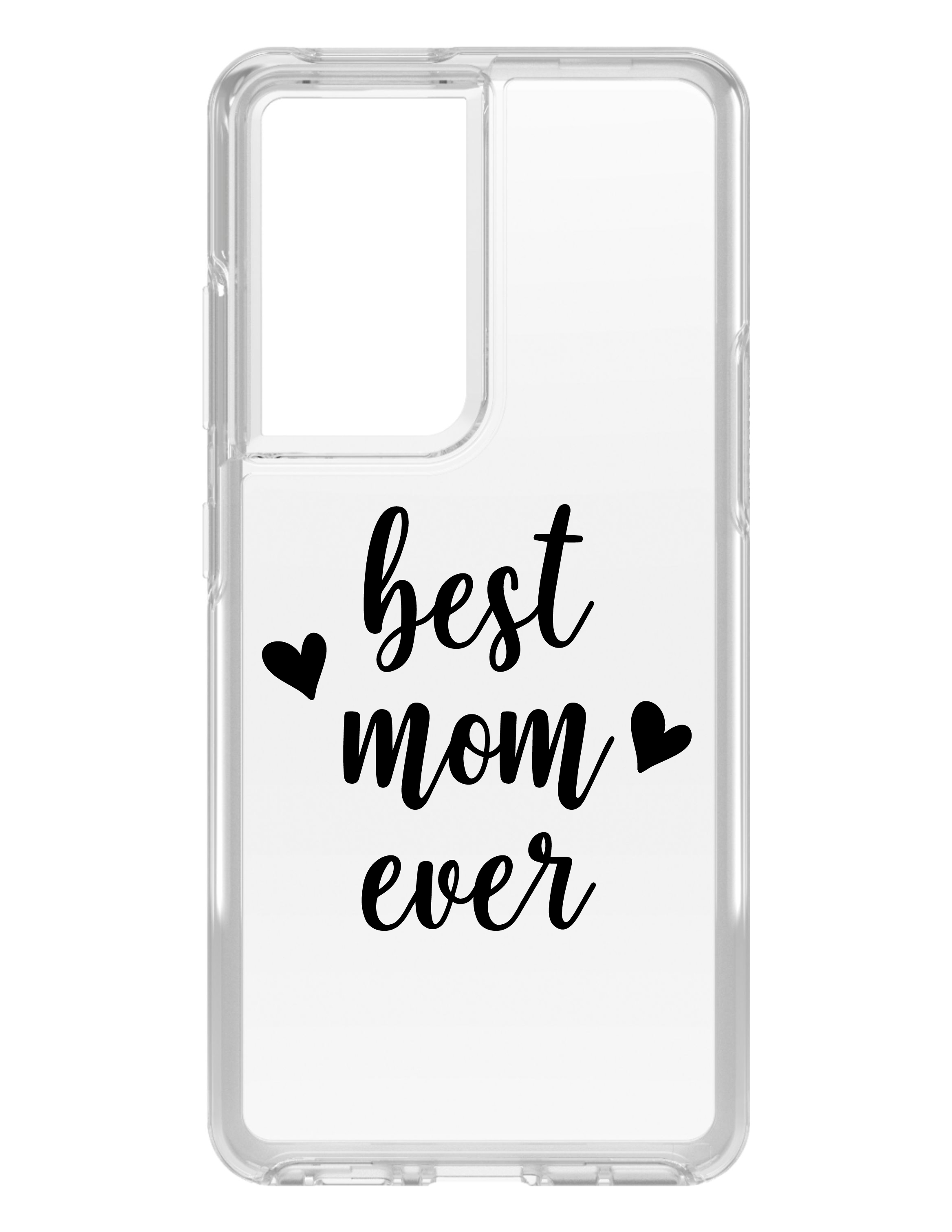 Clear Case for Galaxy S (Pick Model) best mom ever lowercase hearts - Picture 4 of 12