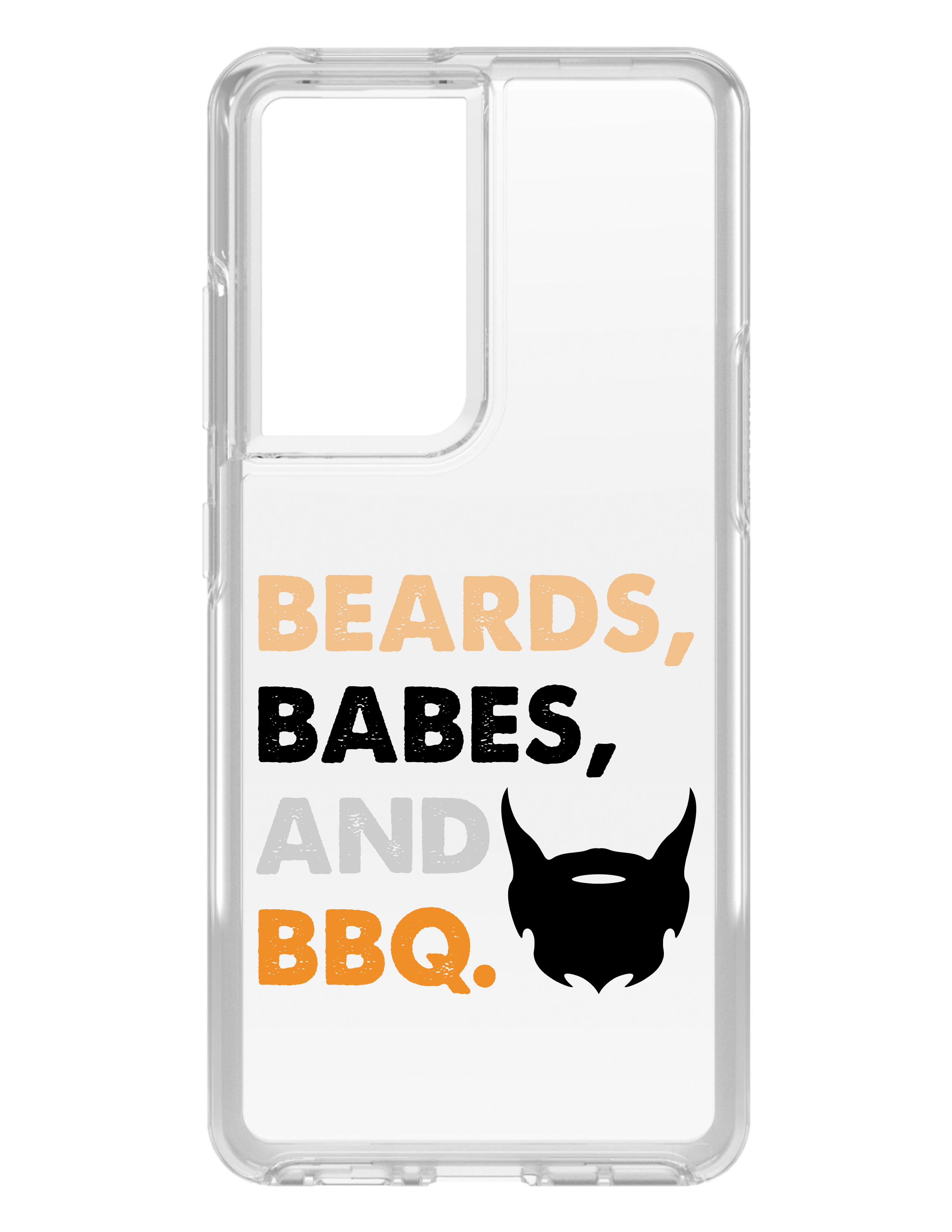 Clear Case for Galaxy S (Pick Model) Beards, Babes And BBQ - Picture 4 of 12
