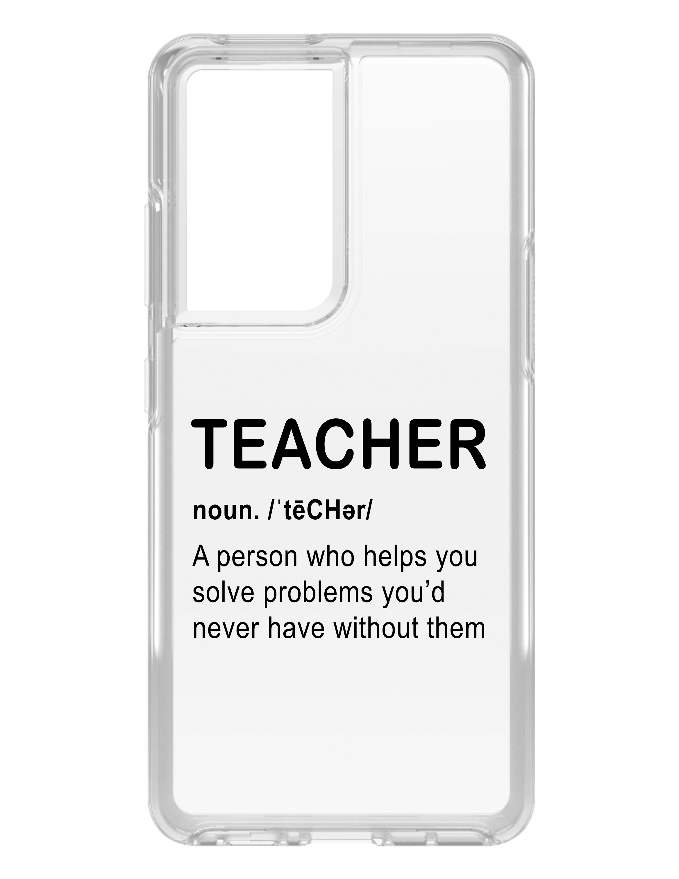 Clear Case für Galaxy S (Modell auswählen) Lehrer Definition löst Probleme - Bild 4 von 12