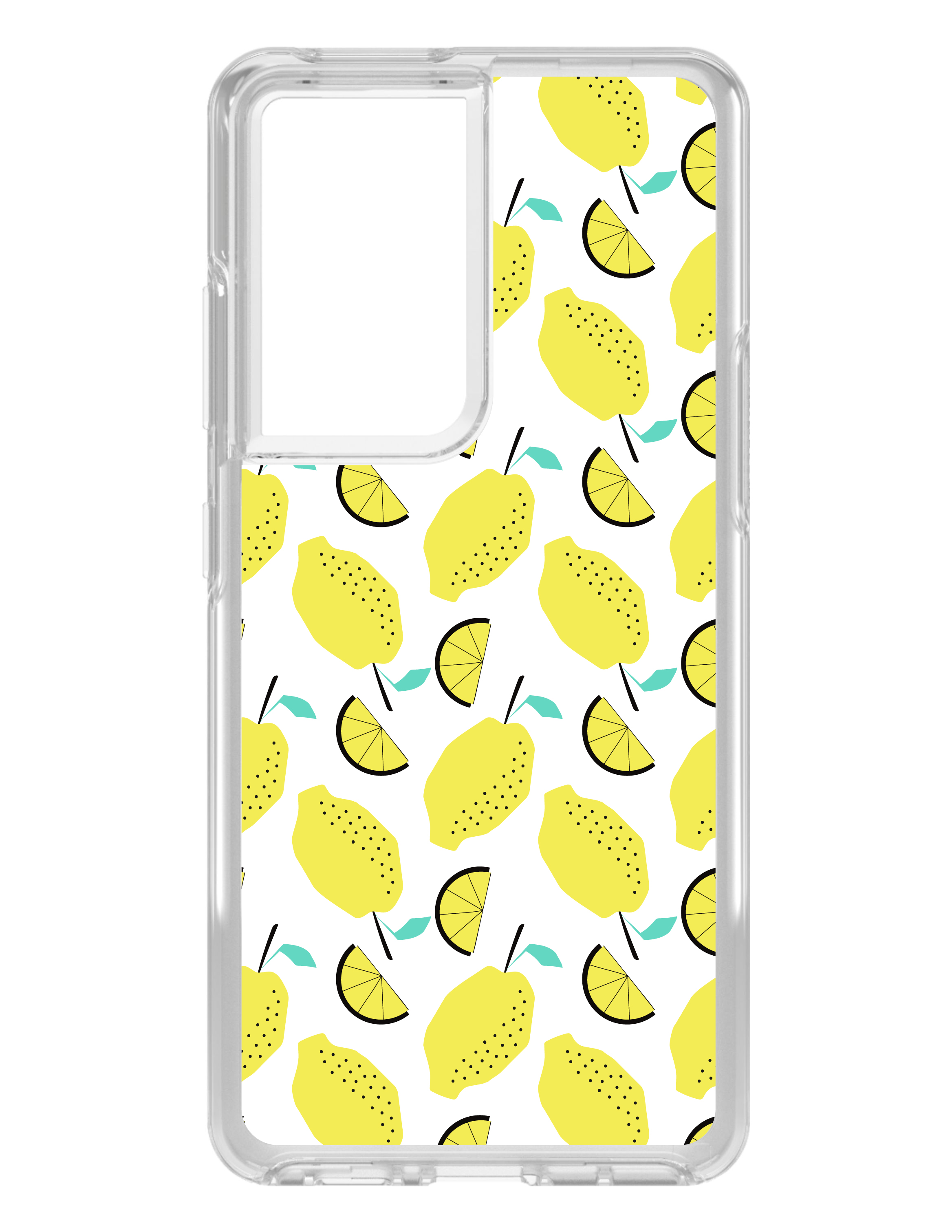 Clear Case for Galaxy S (Pick Model) Lemon Pattern Lemonade - Picture 4 of 12