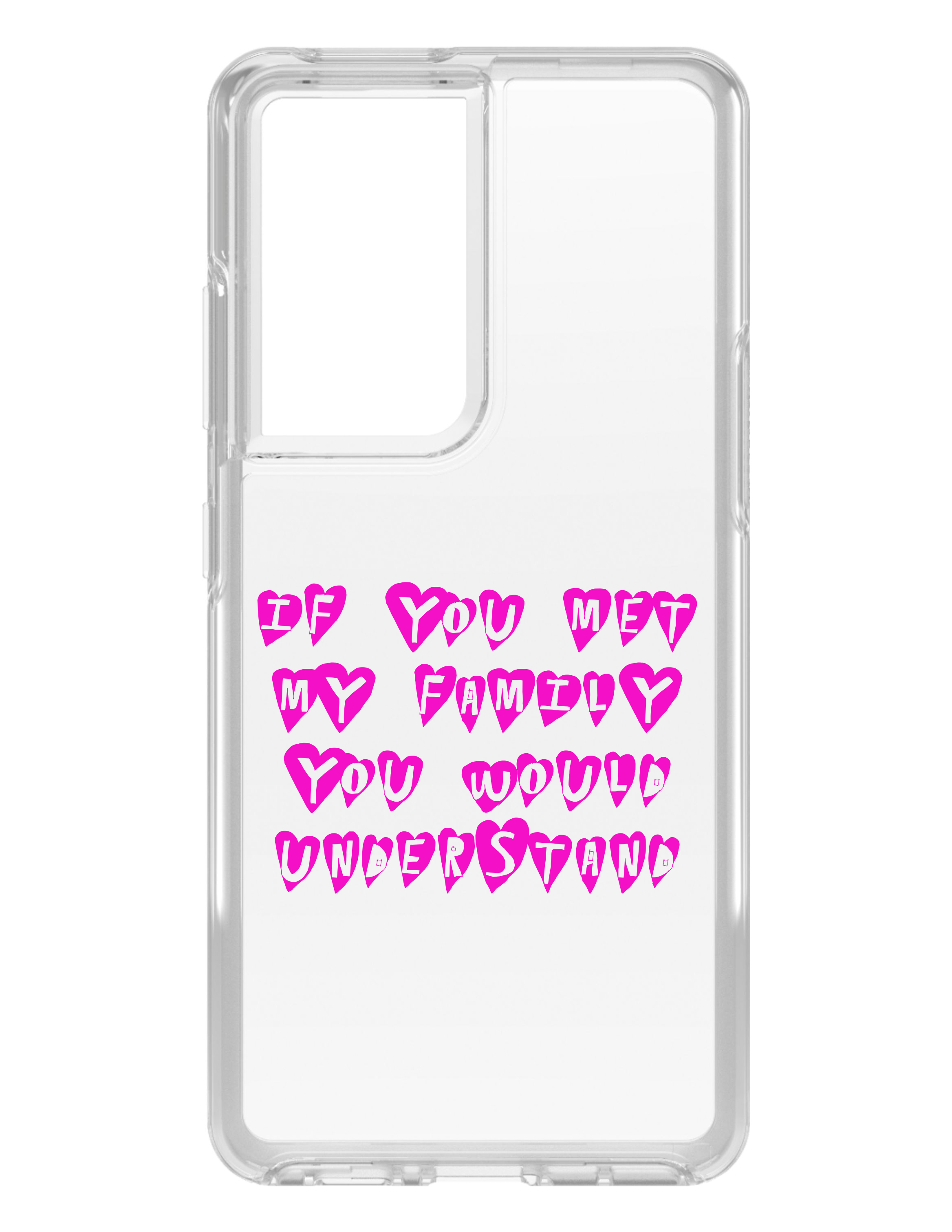Clear Case for Galaxy S (Pick Model) If You Met My Family You Would Understand - Picture 4 of 12
