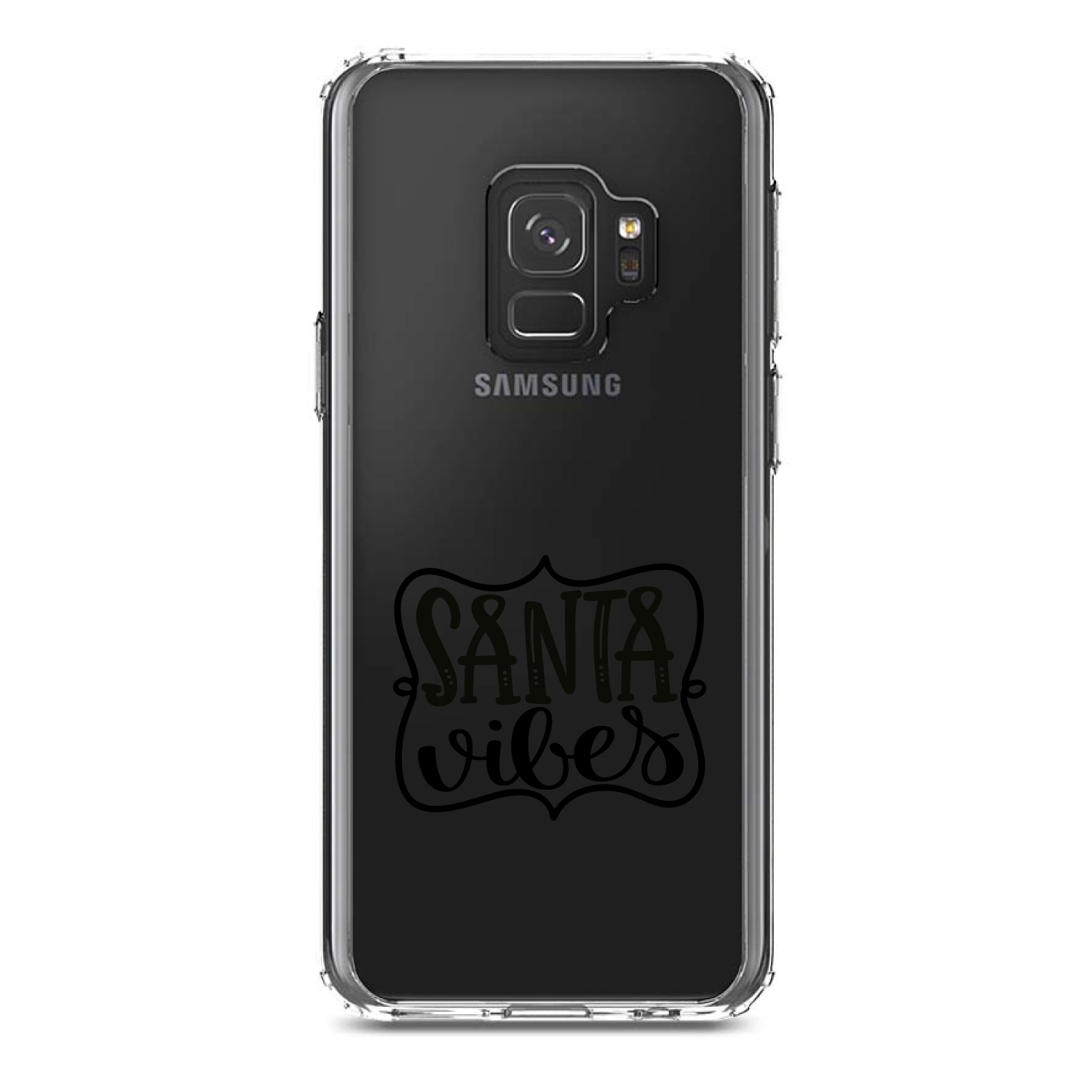 Clear Case for Galaxy S (Pick Model) Santa Vibes Christmas - Picture 11 of 12