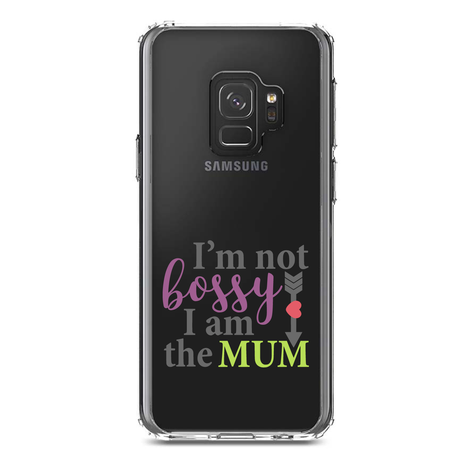 Funda transparente para Galaxy S (elige modelo) I'm Not Bossy I Am The Mum - Imagen 11 de 12
