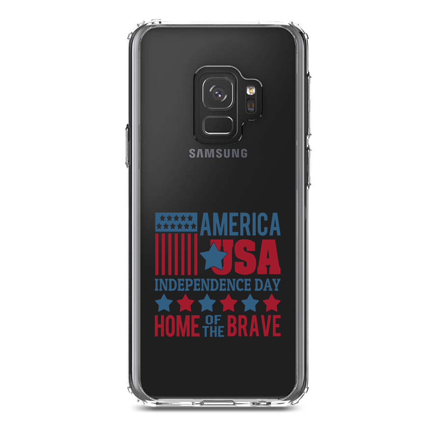 Clear Case for Galaxy S (Pick Model) America USA Home of the Brave - Picture 11 of 12