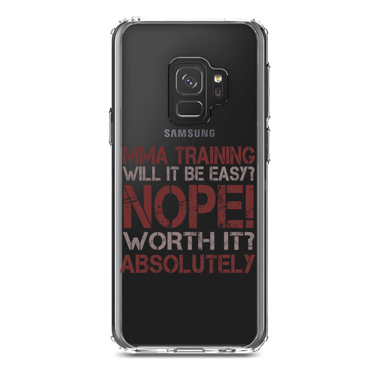 Funda transparente para Galaxy S (elige modelo) MMA entrenamiento fácil? Nope! Vale la pena! - Imagen 11 de 12