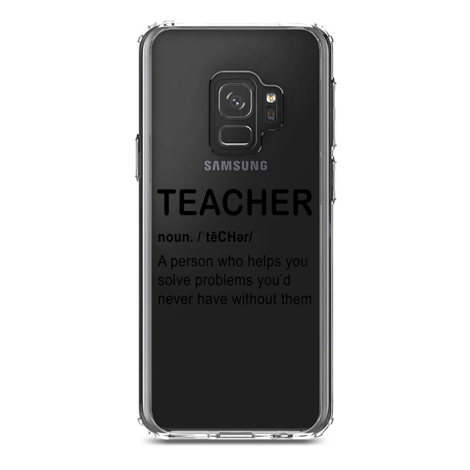 Clear Case für Galaxy S (Modell auswählen) Lehrer Definition löst Probleme - Bild 11 von 12