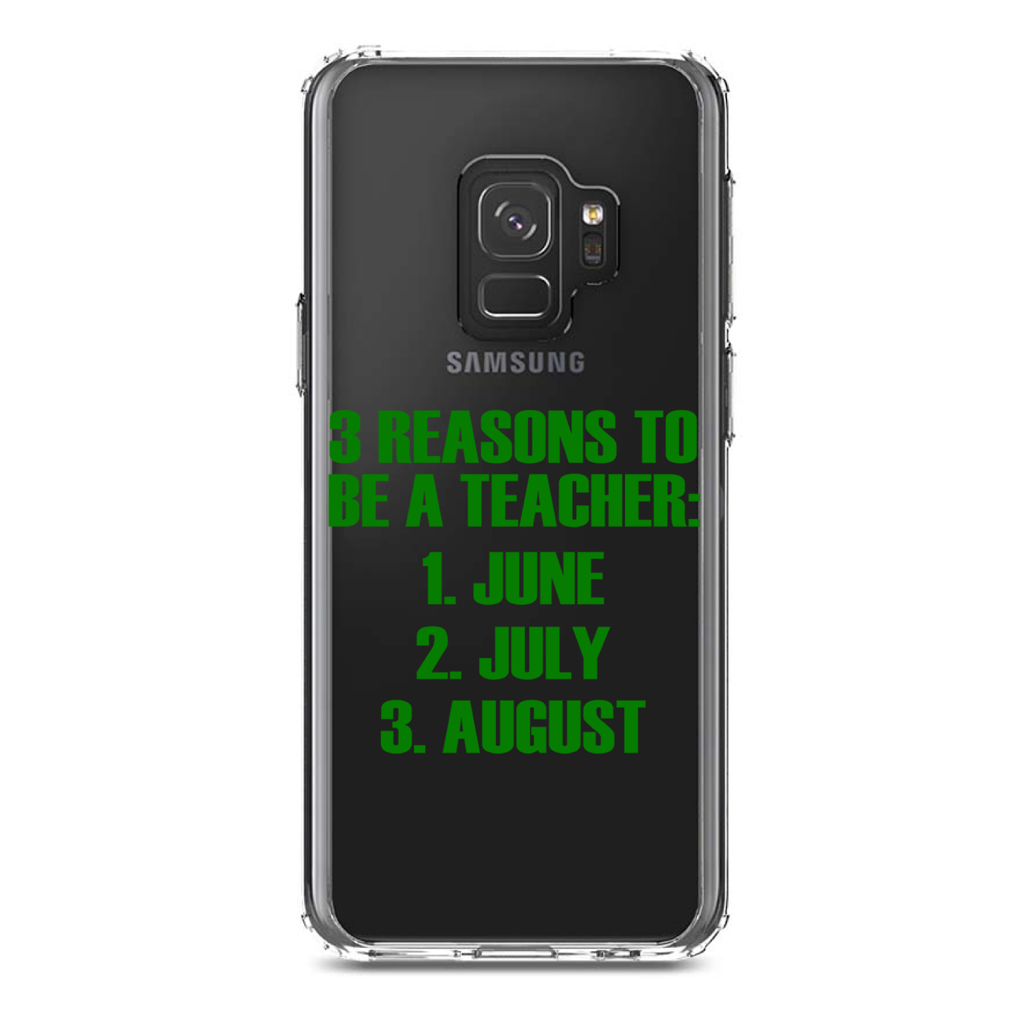 Funda Transparente para Galaxy S (Elige Modelo) Razones para Ser Profesor Junio Julio Agosto - Imagen 11 de 12