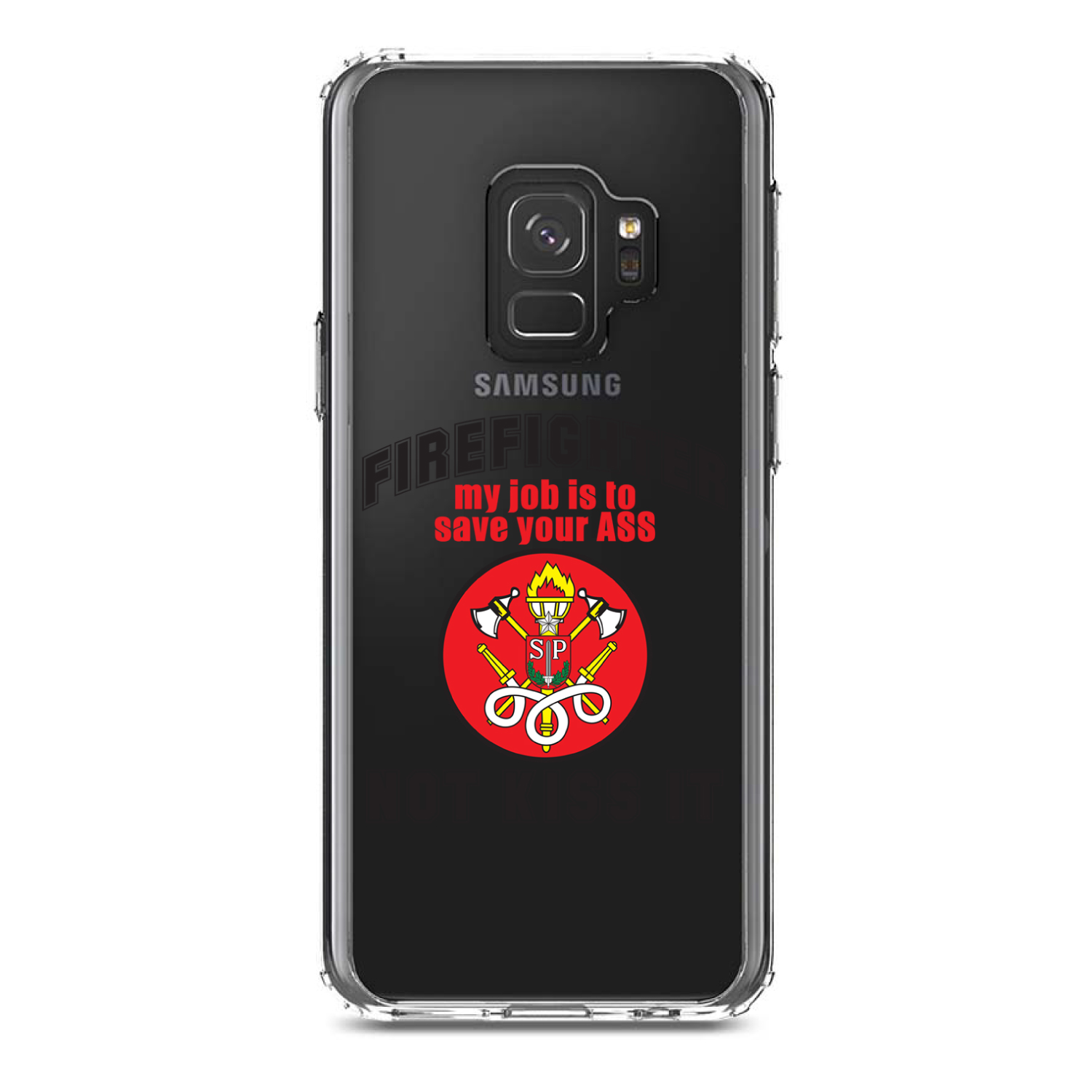 Funda transparente para Galaxy S (elige modelo) bombero trabajo es salvarte - Imagen 11 de 12