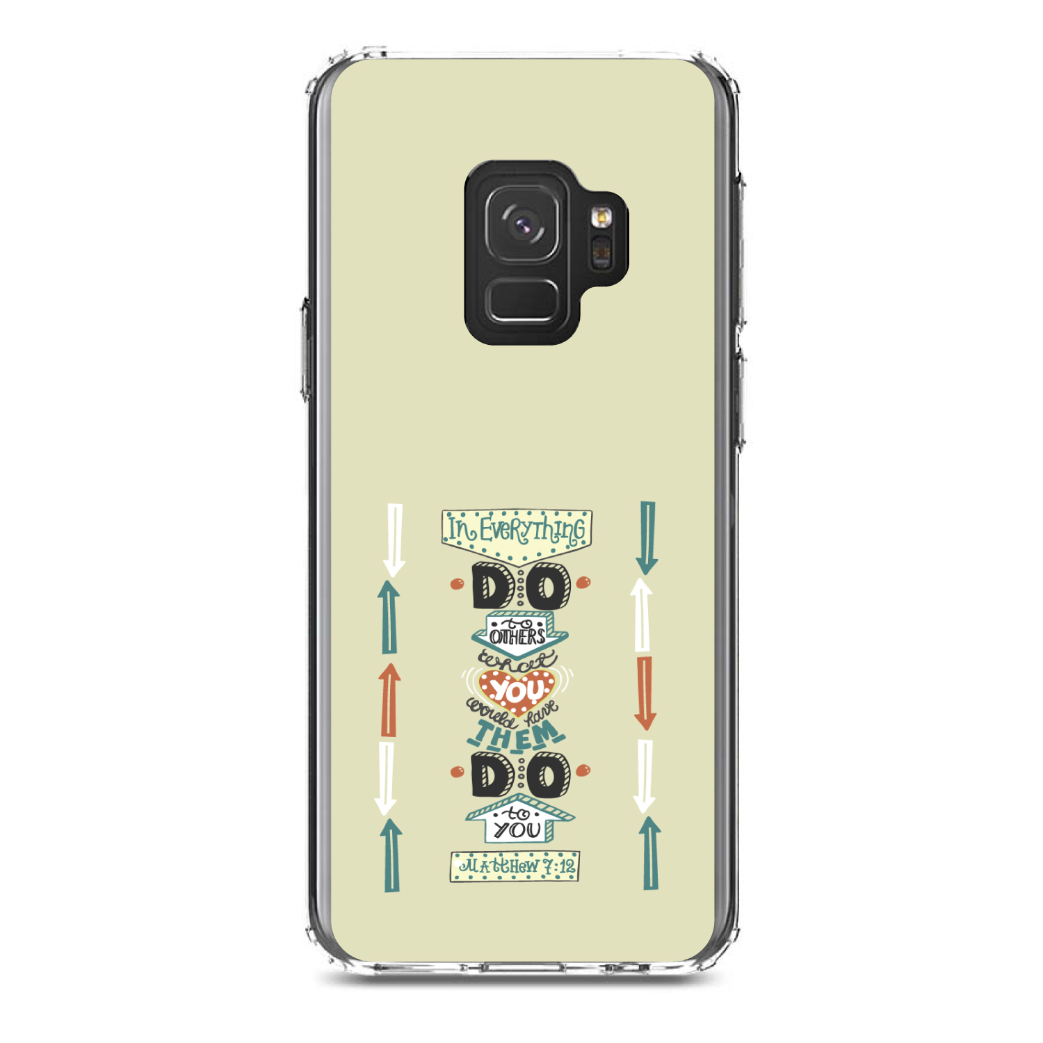 Clear Case for Galaxy S (Pick Model) Matthew 7:16 Do Unto Others - Picture 11 of 12