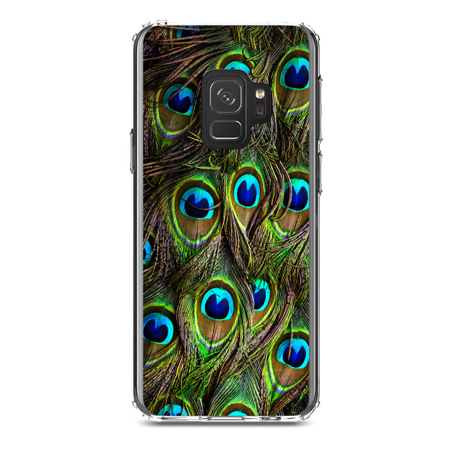 Funda Transparente para Galaxy S (Elige Modelo) Plumas Pavo Real - Imagen 11 de 12
