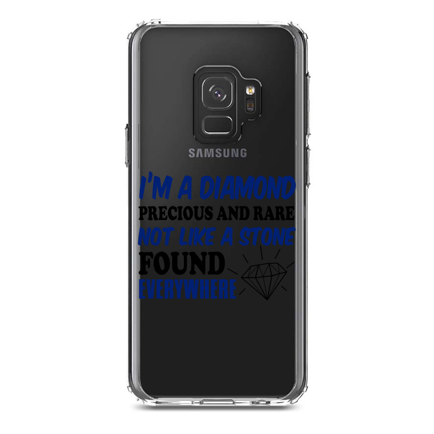 Estuche transparente para Galaxy S (elige modelo) I'm a Diamond precioso raro no en todas partes - Imagen 11 de 12