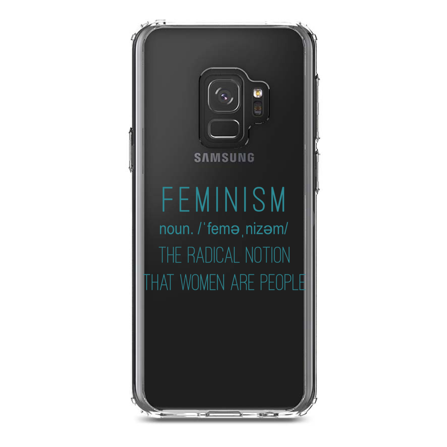 Clear Case for Galaxy S (Pick Model) Feminism Definition Women Are People - Picture 11 of 12
