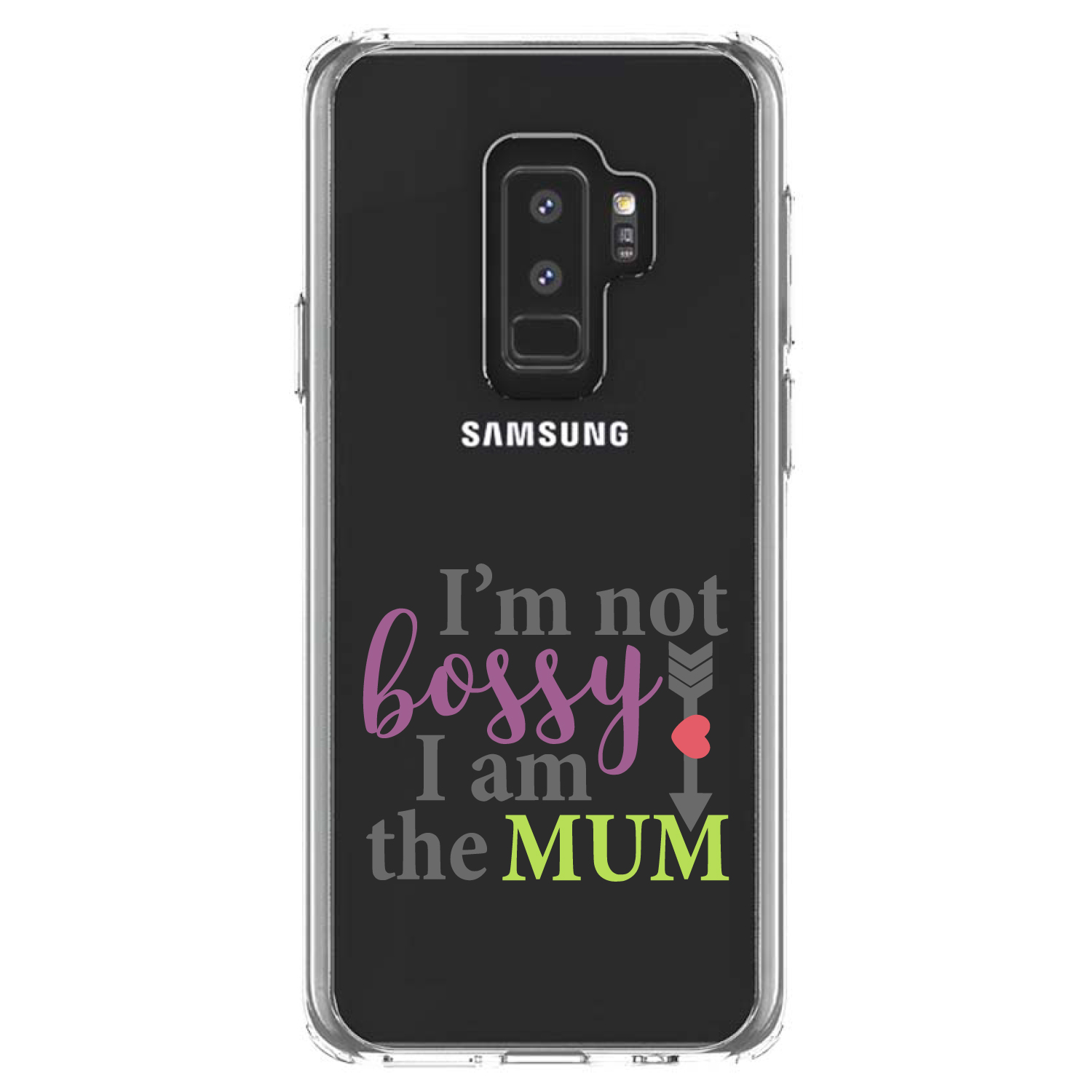 Funda transparente para Galaxy S (elige modelo) I'm Not Bossy I Am The Mum - Imagen 12 de 12